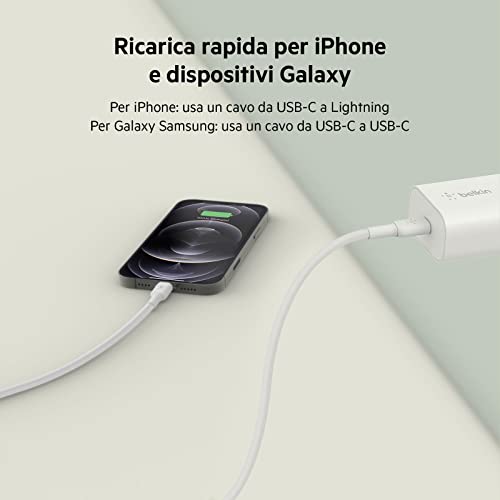 belkin-25-w-power-delivery-caricatore-usb-c-con-cavo-usb-c-lightning-incluso-ada image 7