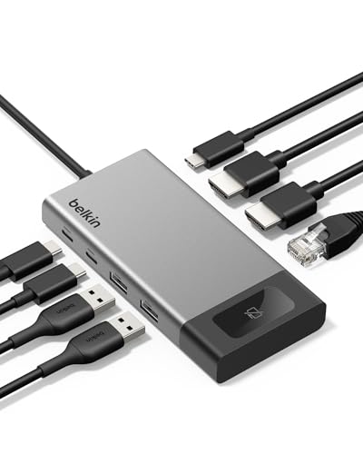 belkin-hub-usb-c-8-in-1-100-w-docking-station-multiporta-con-doppio-monitor-4k-6 image 3