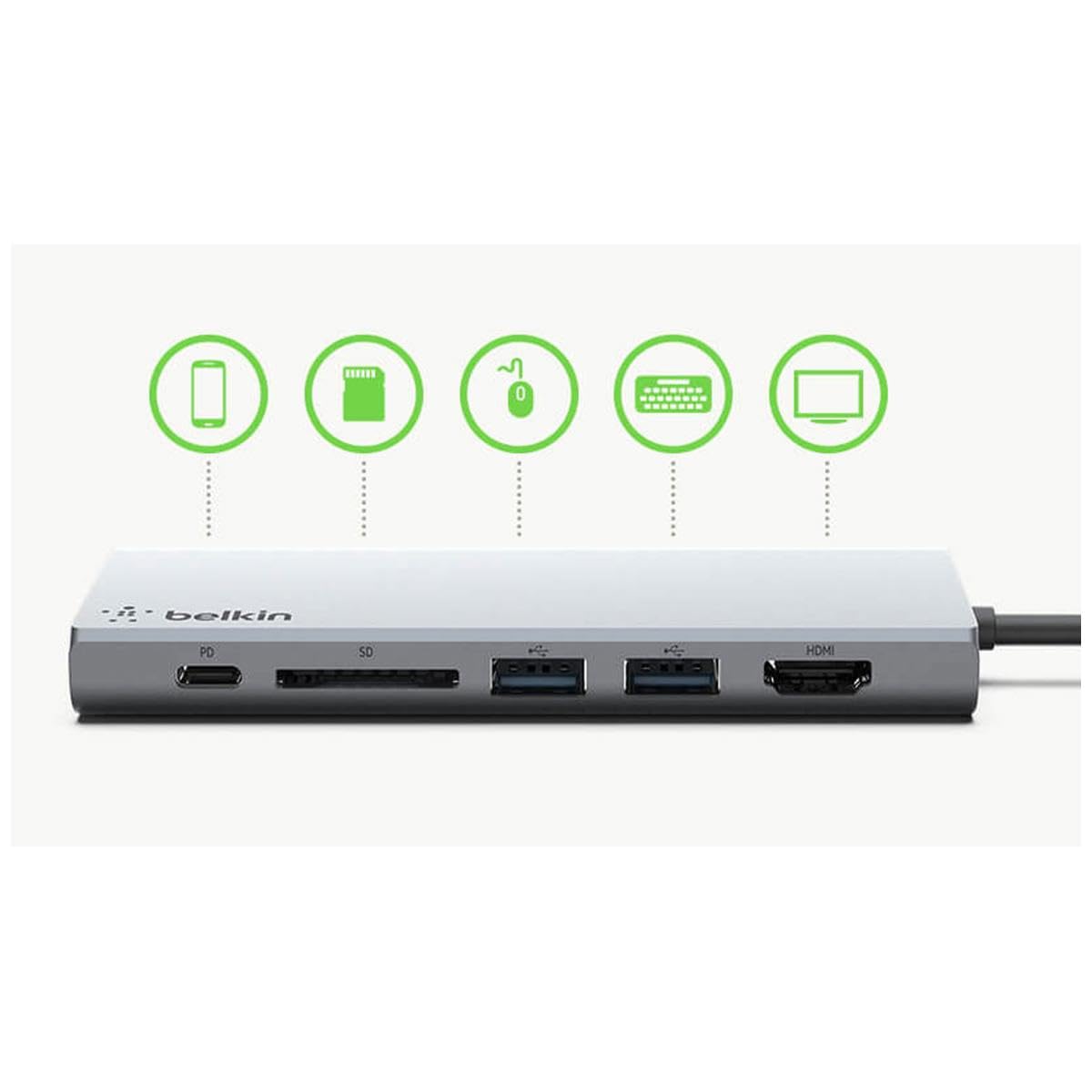 belkin-hub-multimediale-usb-c-con-cavo-usb-c-integrato-hdmi-4k-30hz-2-usb-a-giga image 7