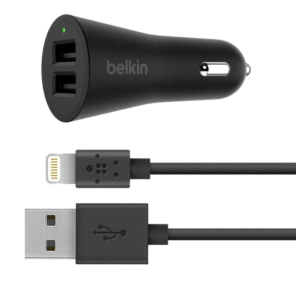 belkin-boost-up-24-w-caricabatteria-da-auto-usb-a-a-2-porte-da-2-4-a-nero image 5
