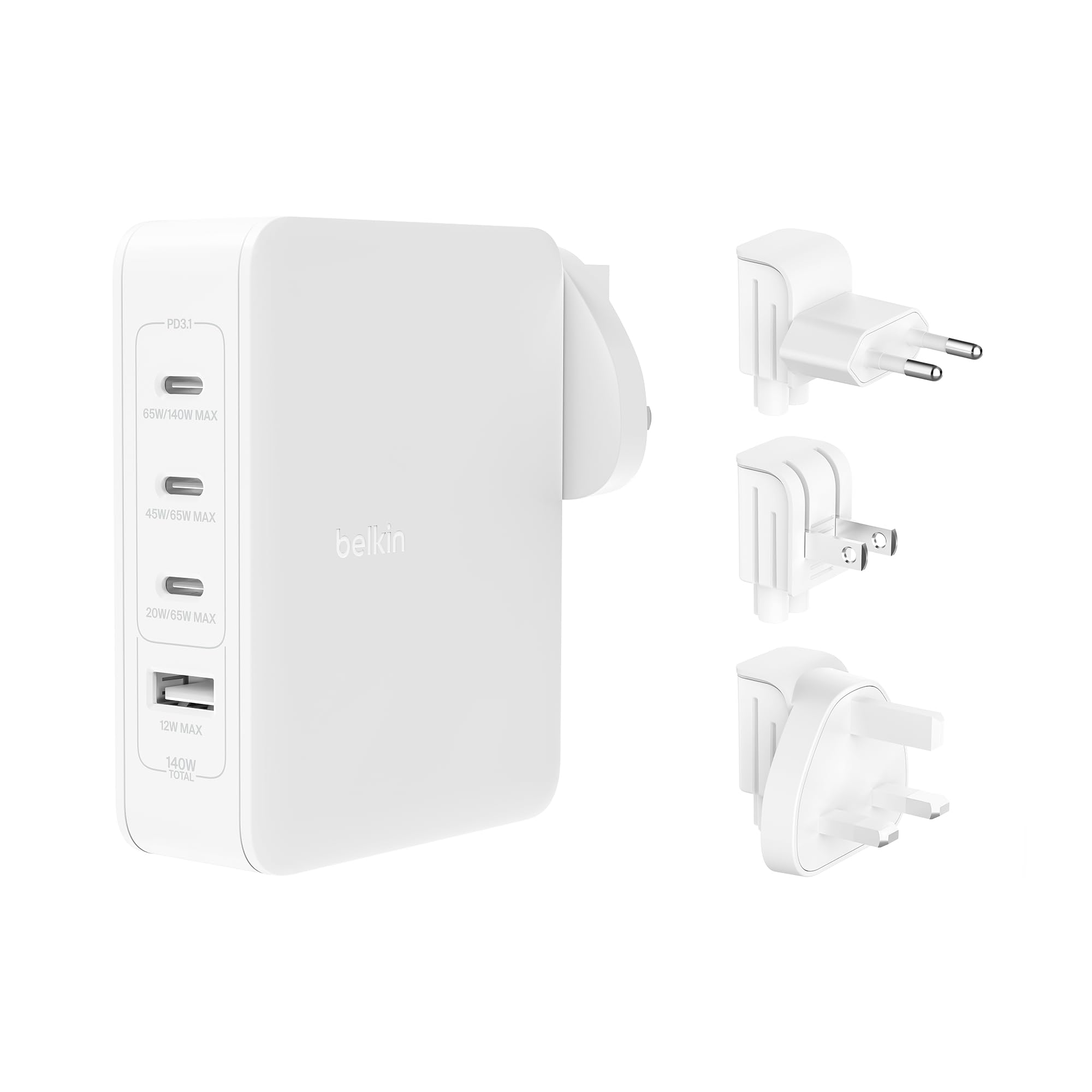 belkin-caricabatterie-gan-da-140w-a-4-porte-3-usb-c-pd-3-1-epr-usb-a-spine-inter image 1