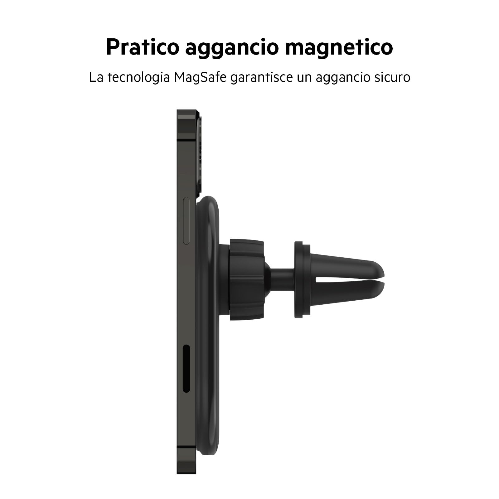 belkin-boostcharge-supporto-auto-magnetico-con-caricatore-wireless-magsafe-10-w- image 2