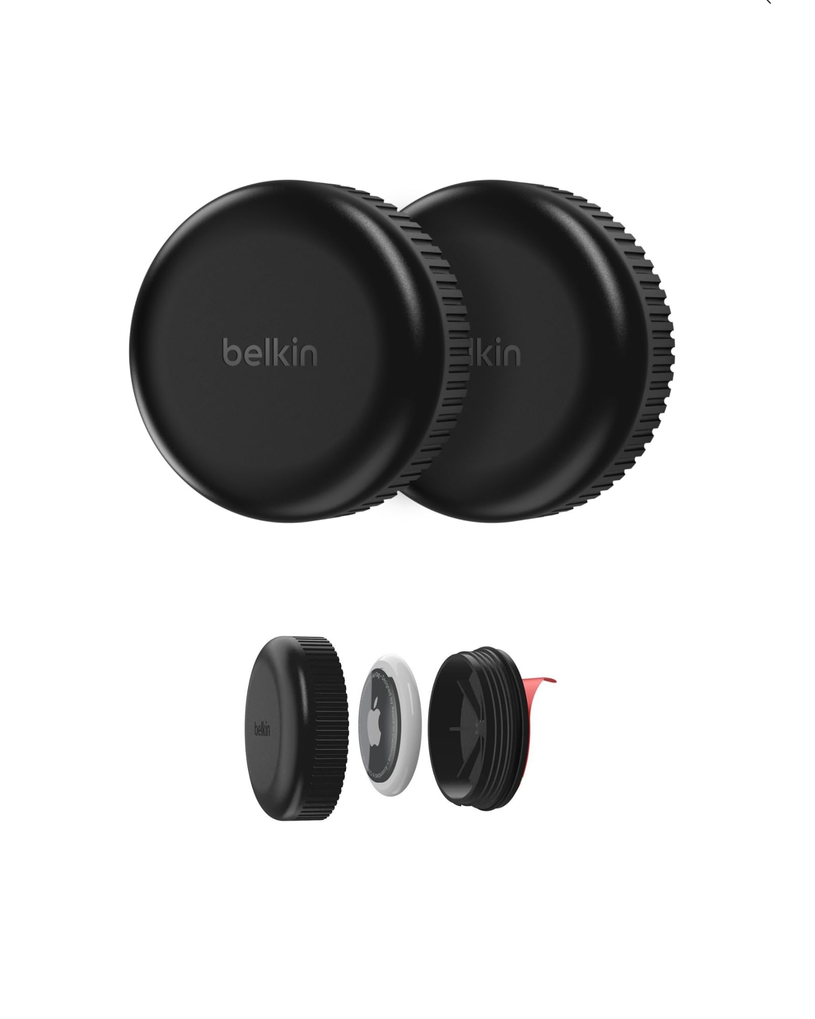 belkin-secure-holder-impermeabile-ipx8-con-adesivo-3m-vhb-per-apple-airtag-custo image 1