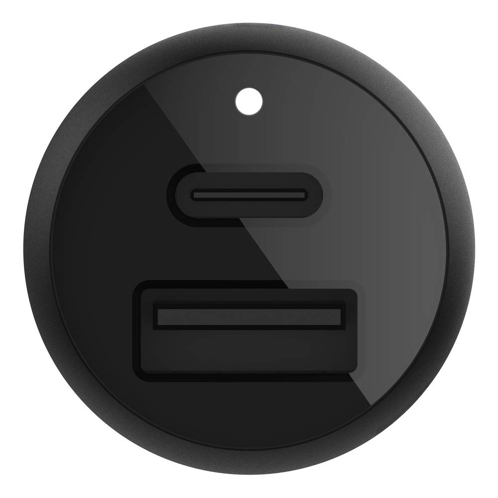 belkin-boostcharge-caricabatteria-da-auto-usb-c-32-w-pd-con-porta-usb-a-nero image 5
