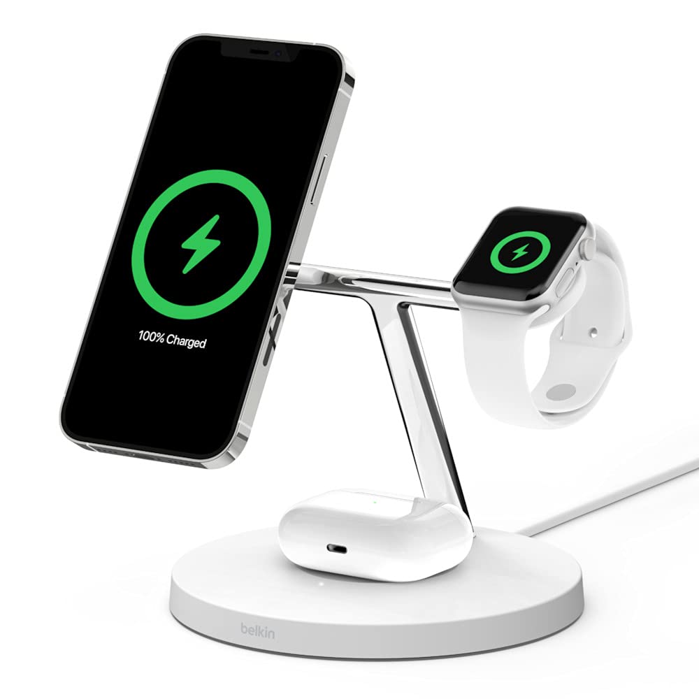 belkin-boostcharge-pro-caricabatteria-wireless-3-in-1-magsafe-per-iphone-16-15-1 image 2