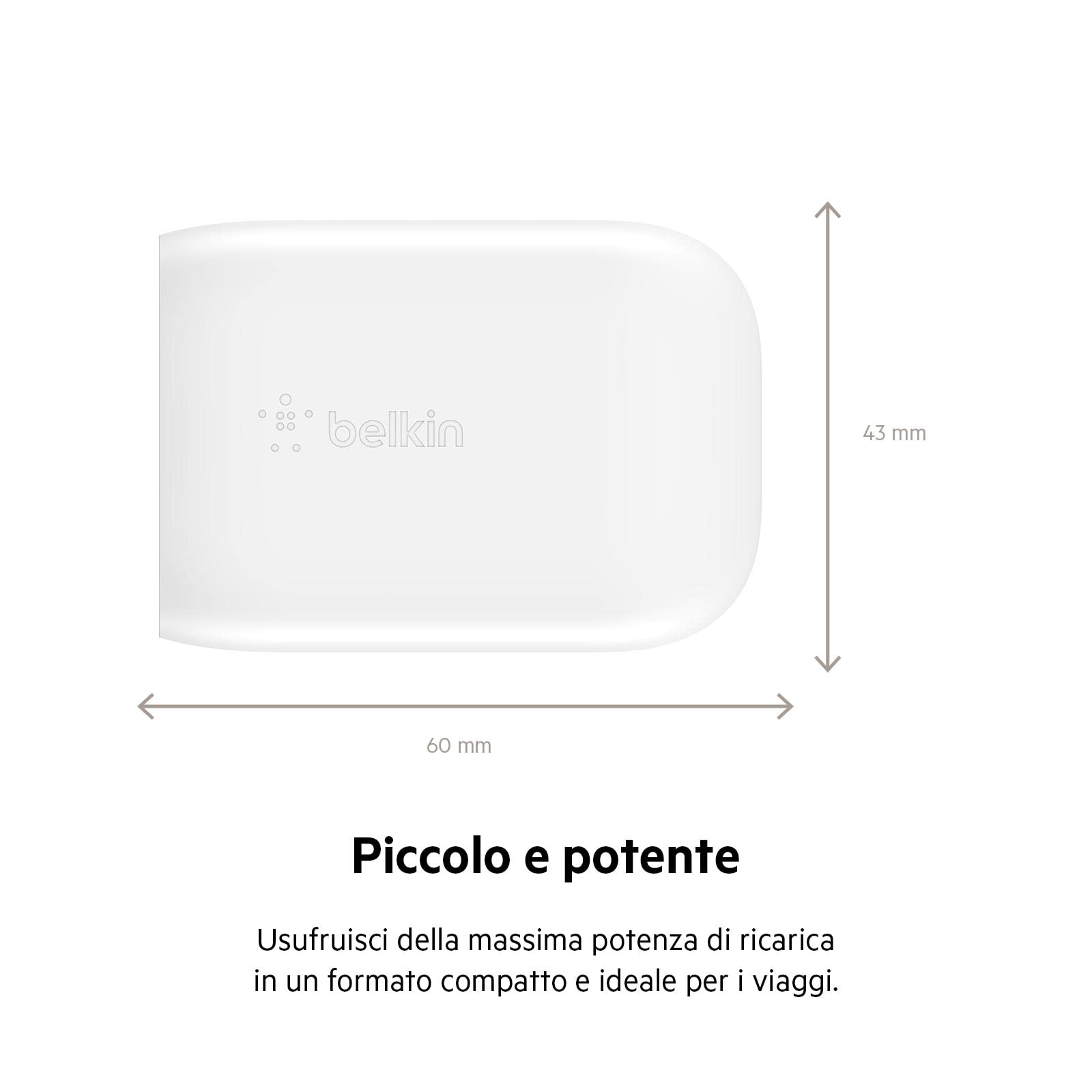 belkin-30w-usb-c-power-delivery-home-charger-caricatore-da-parete-usb-if-certifi image 6
