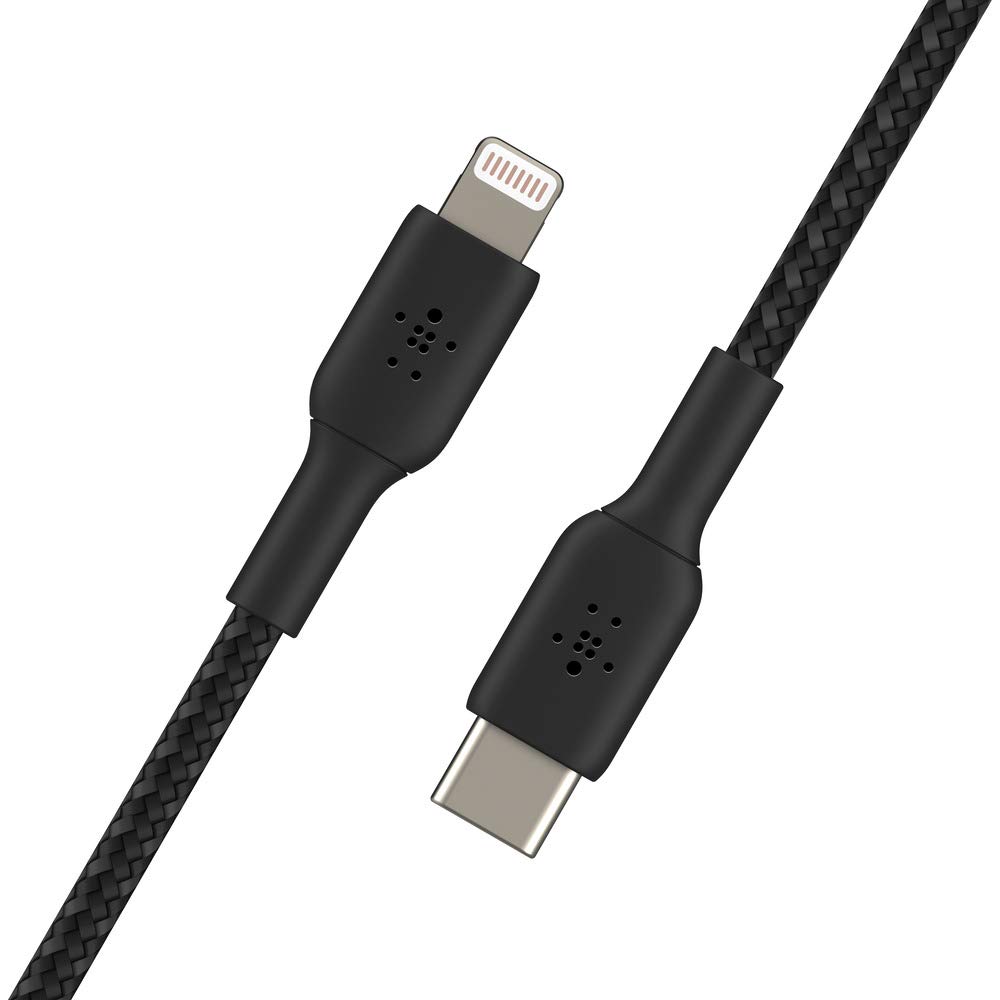belkin-boost-charge-cavo-intrecciato-usb-c-a-lightning-3-m-nero-certificato-mfi- image 4