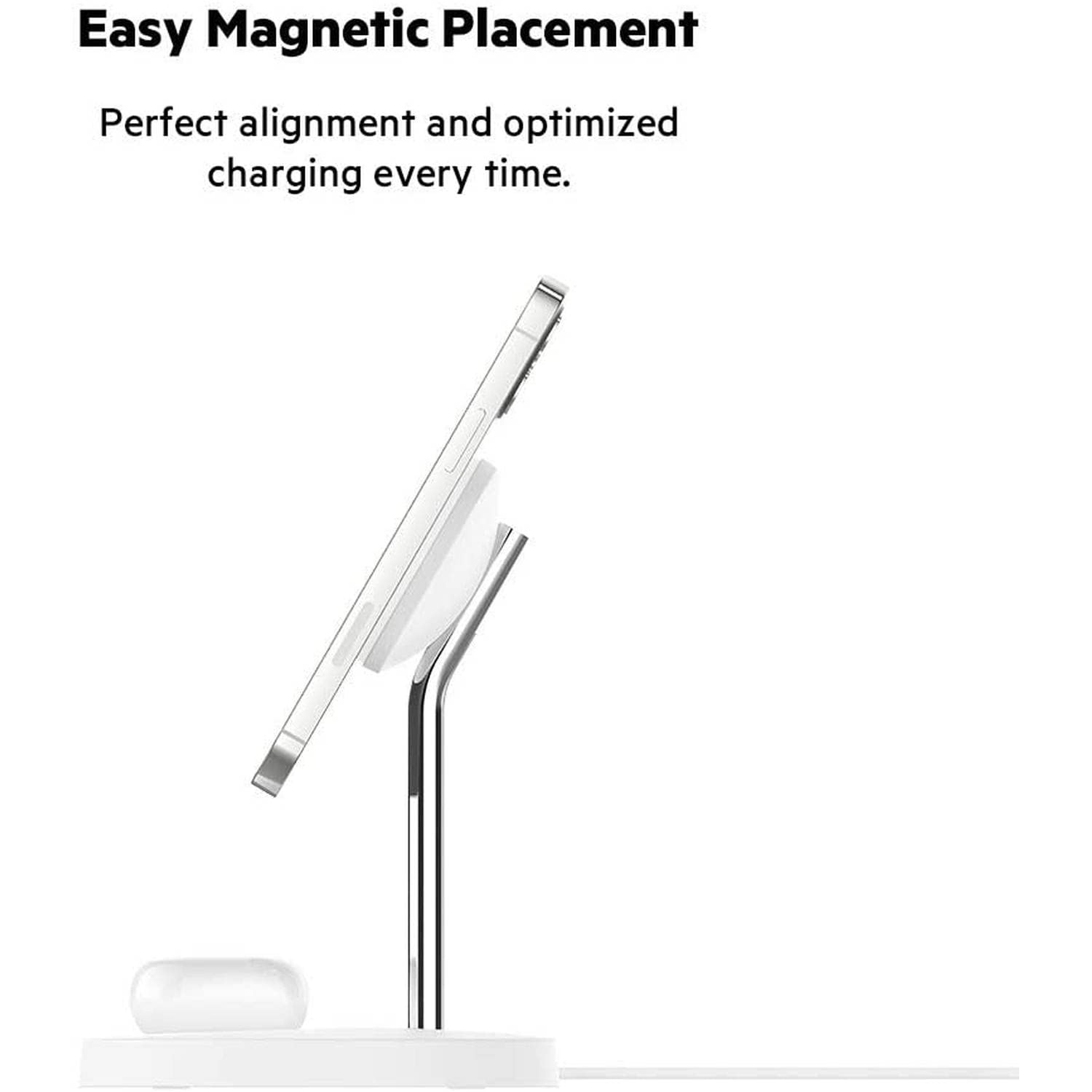 belkin-caricabatterie-wireless-2-in-1-magsafe-15w-supporto-di-ricarica-magnetico image 3