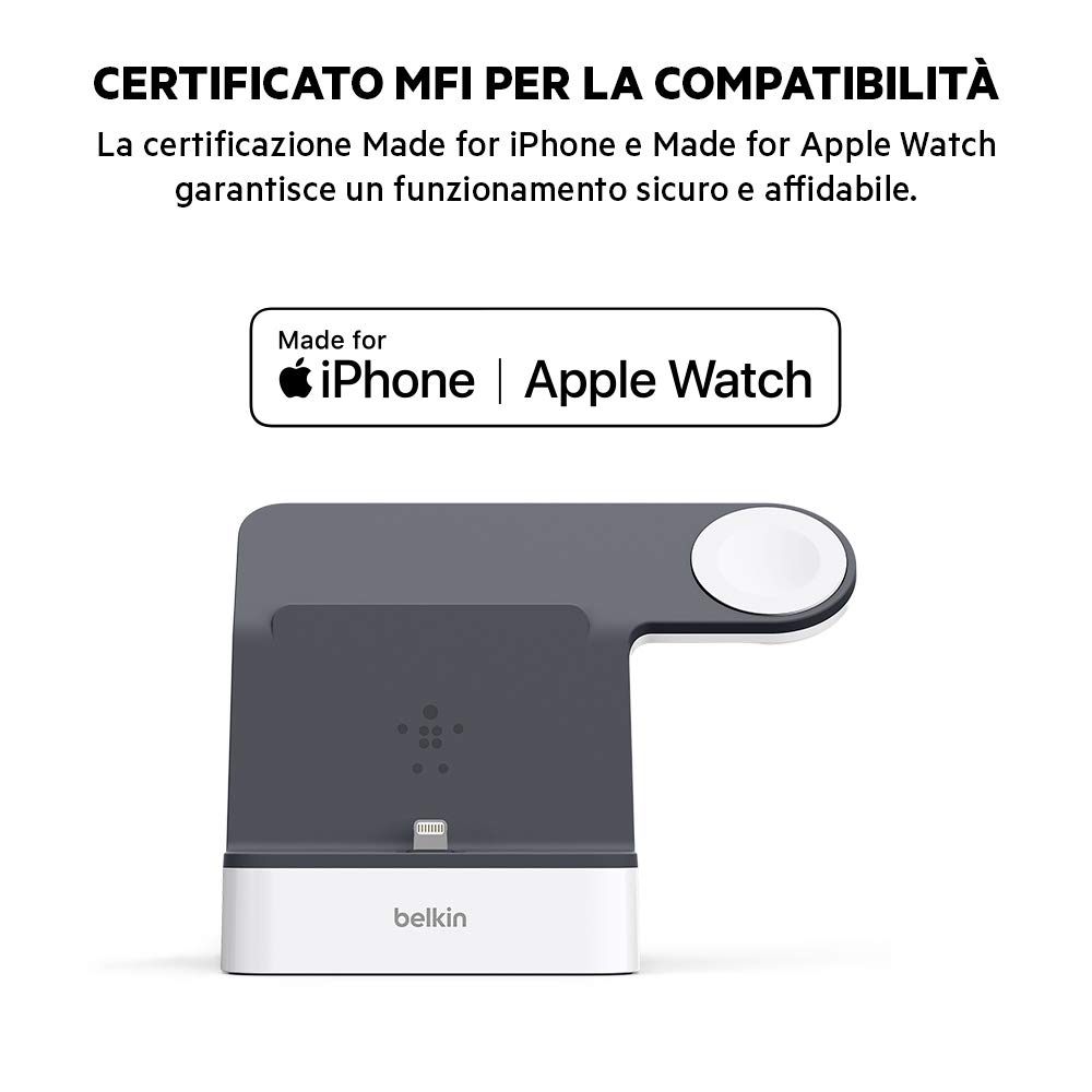 belkin-powerhouse-dock-di-ricarica-2-in-1-per-apple-watch-e-iphone-con-lightning image 4