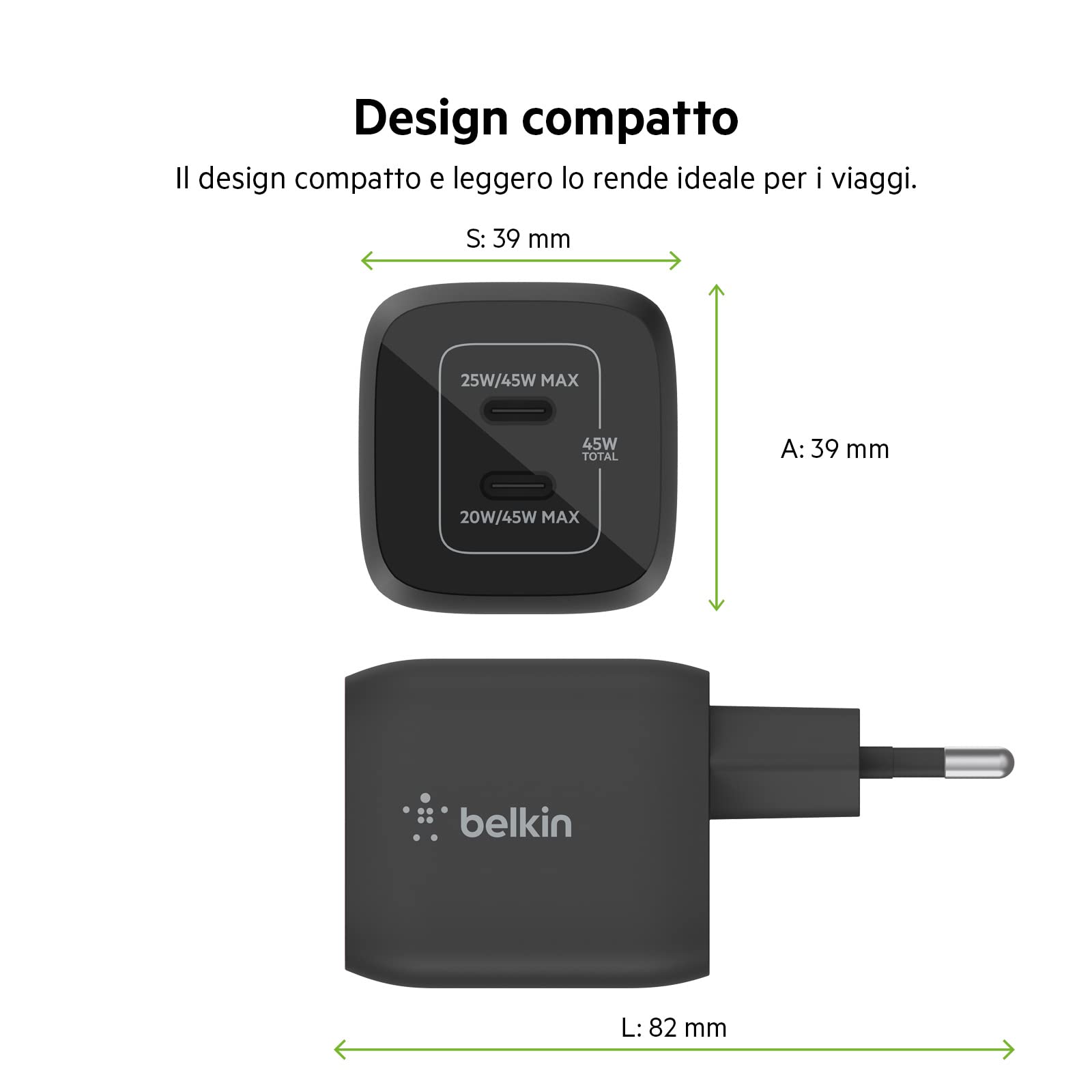 belkin-doppio-caricabatteria-da-parete-usb-c-45-w-gan-usb-c-pd-3-0-e-pps-2-porte image 5