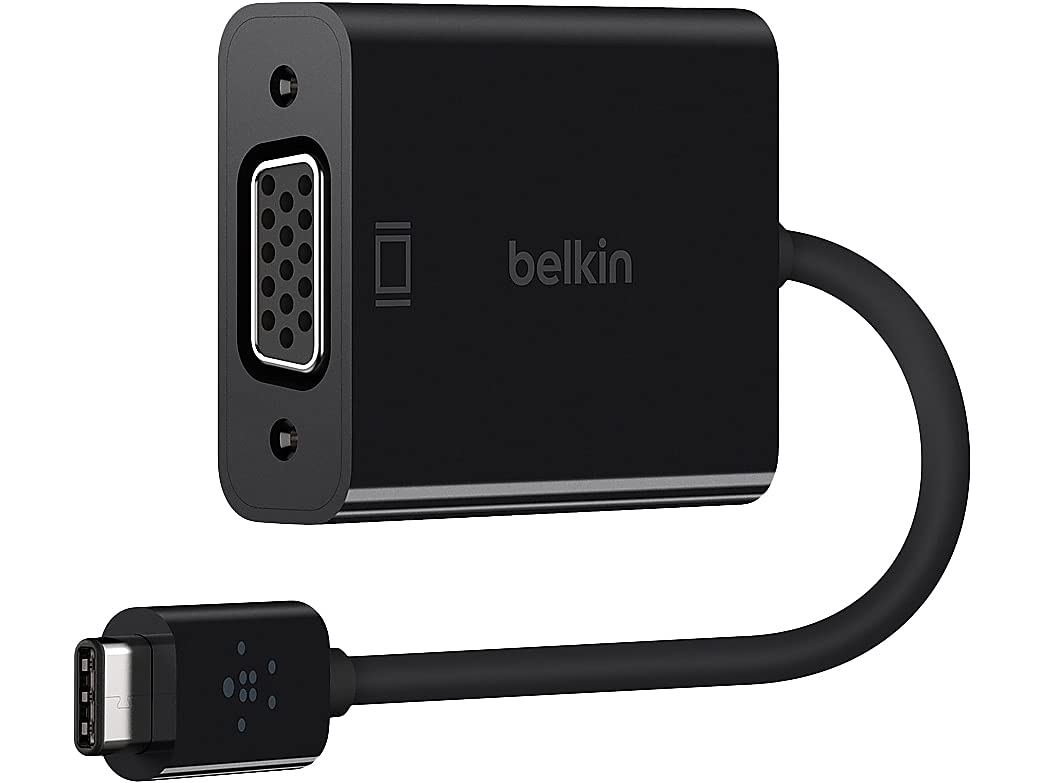 belkin-f2cu037btblk-adattatore-usb-c-a-vga-cavo-da-15-cm-plug-and-play-compatibi image 1