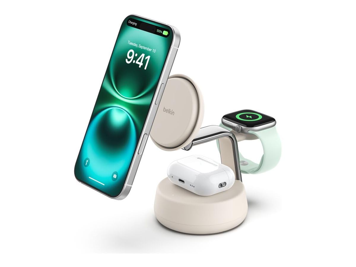 belkin-ultracharge-pro-stazione-di-ricarica-wireless-3-in-1-qi2-25w-magsafe-con- image 4