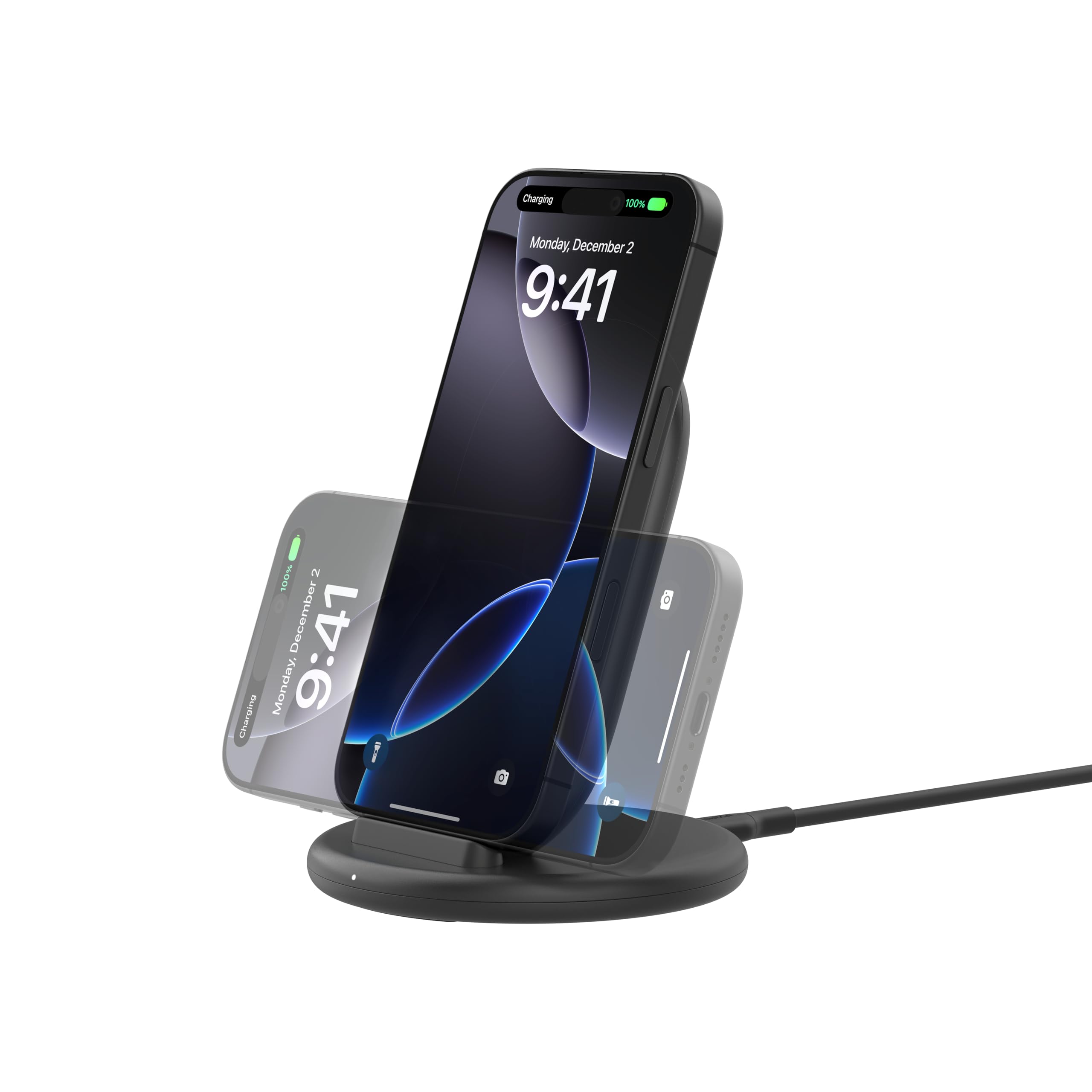 belkin-boostcharge-supporto-di-ricarica-wireless-qi-9-w-compatibile-con-custodie image 2