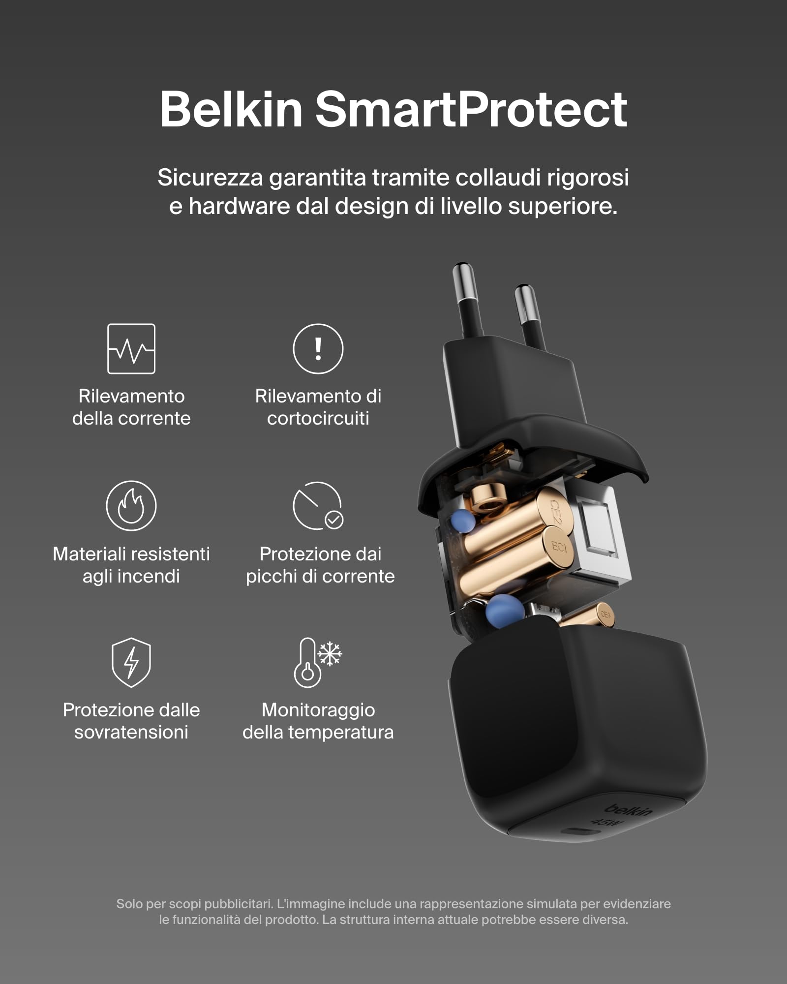 belkin-caricatore-da-parete-compatto-45-w-usb-c-pd-3-1-con-cavo-usb-c-a-usb-c-in image 4