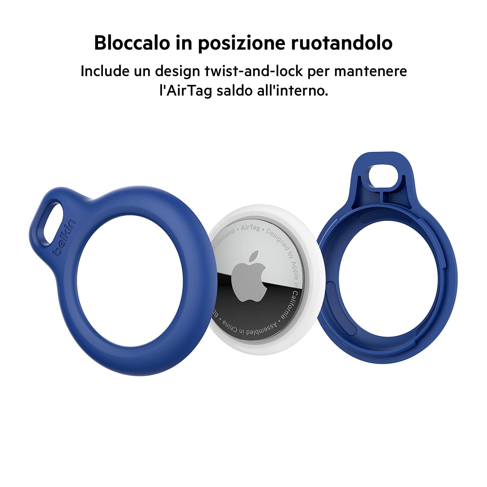 belkin-secure-holder-custodia-per-airtag-con-anello-portachiavi-confezione-da-4- image 2