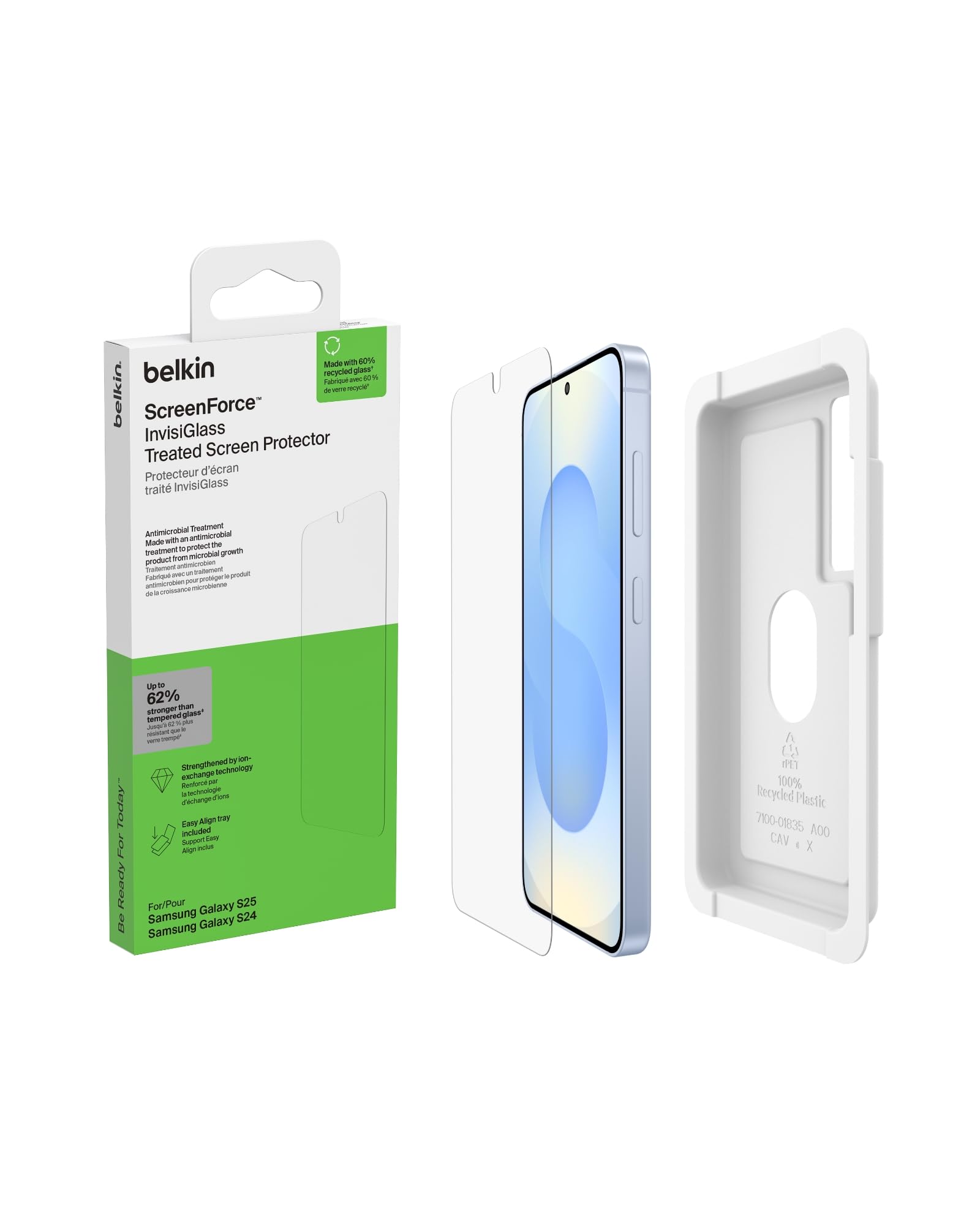 belkin-screenforce-invisiglass-pellicola-protettiva-in-vetro-riciclato-per-galax image 1
