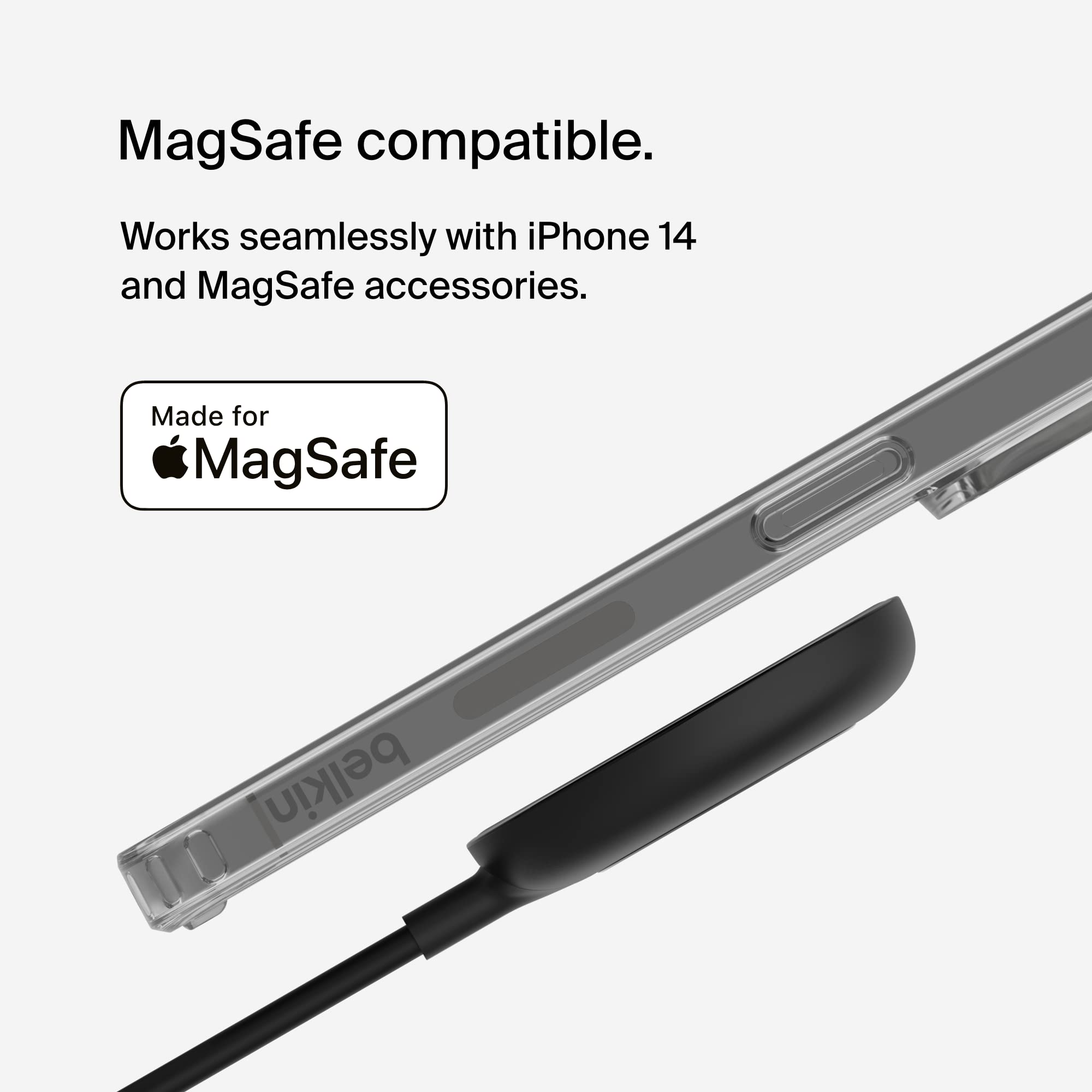 belkin-custodia-trasparente-per-iphone-14-compatibile-magsafe-magneti-integrati- image 2