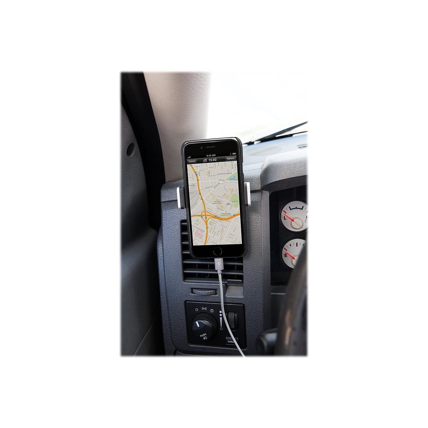 belkin-supporto-auto-per-bocchetta-dell-aria-iphone-14-13-12-11-samsung-galaxy-e image 2