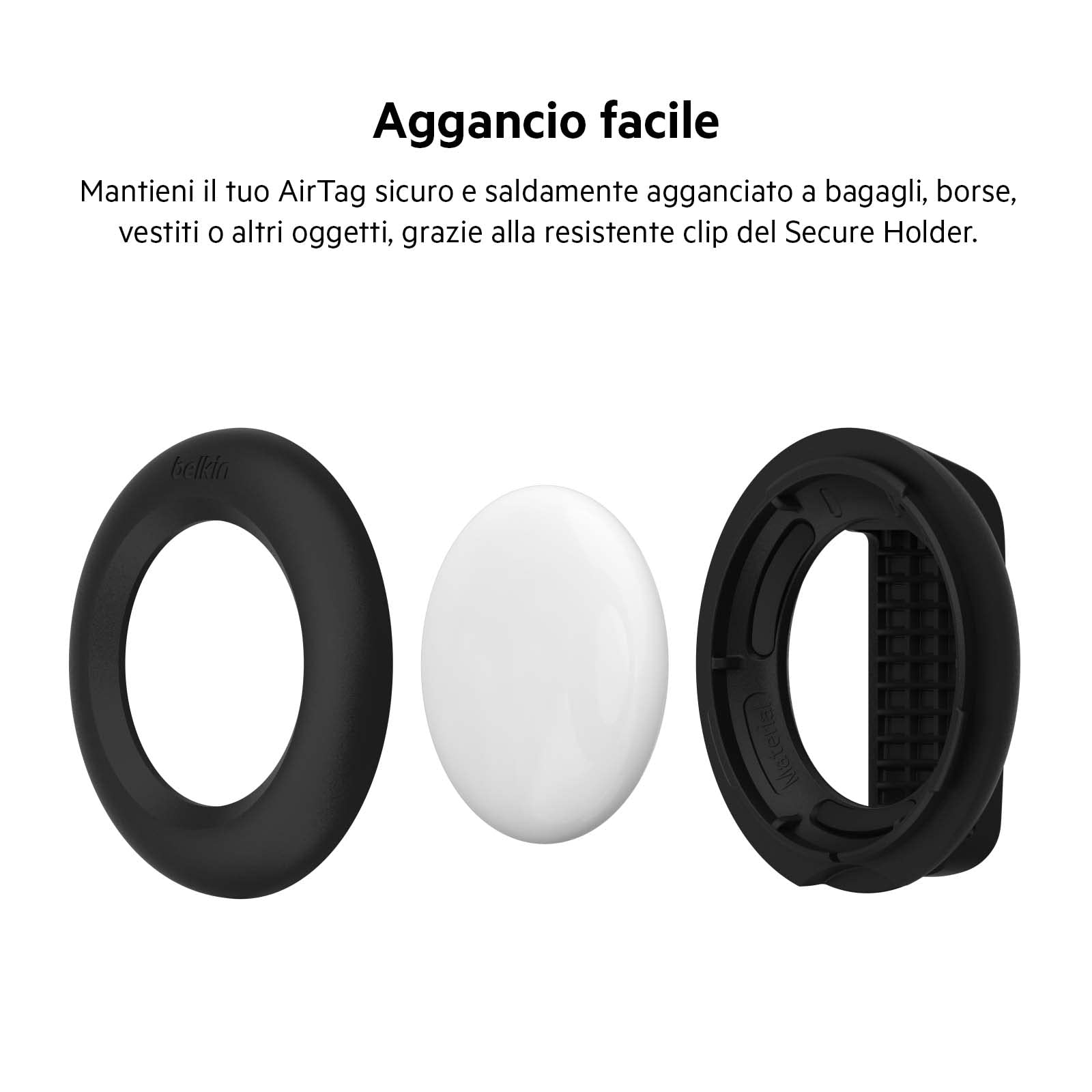 belkin-secure-holder-custodia-con-clip-per-apple-airtag-portachiavi-antigraffio- image 2
