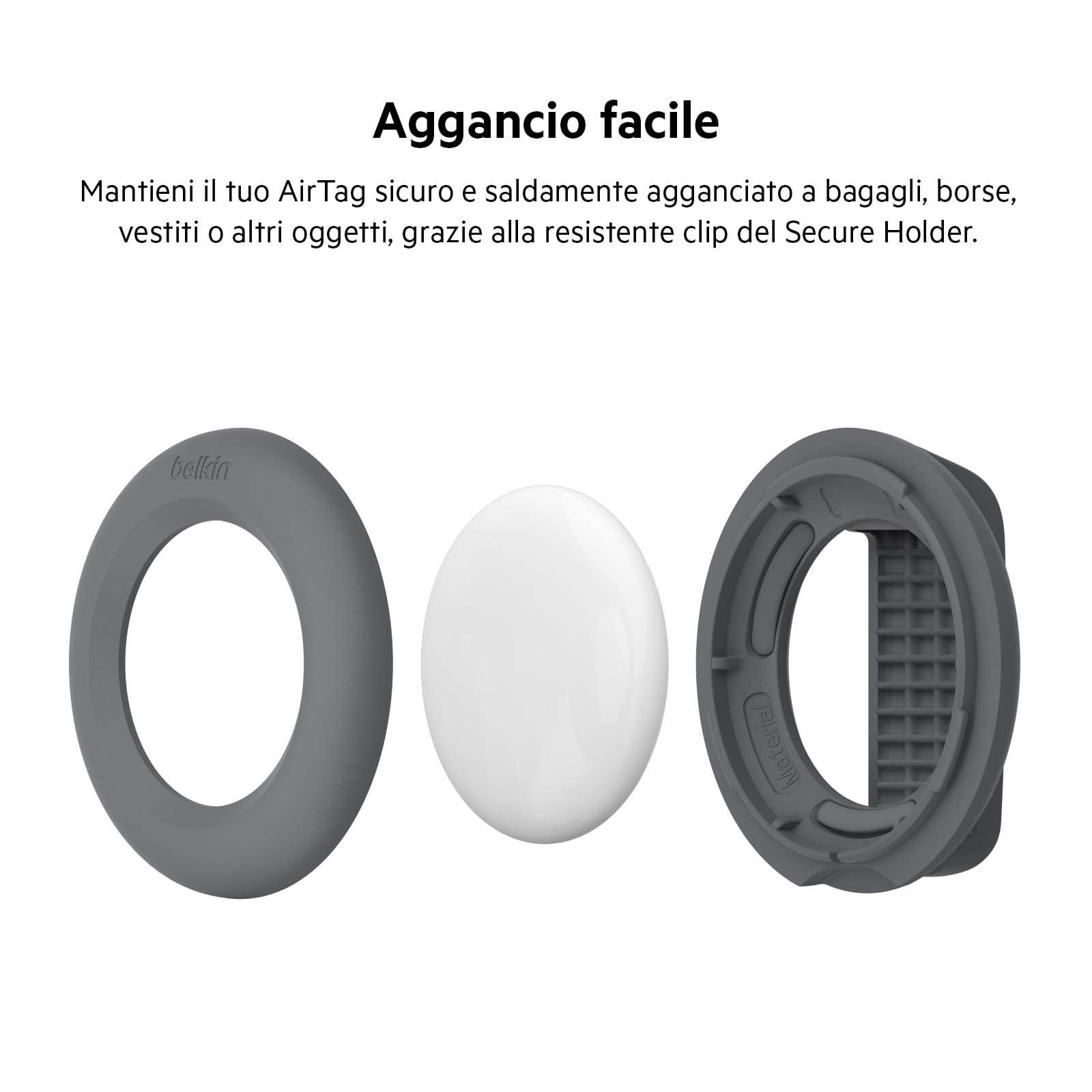 belkin-secure-holder-custodia-con-clip-per-apple-airtag-guscio-protettivo-antigr image 2