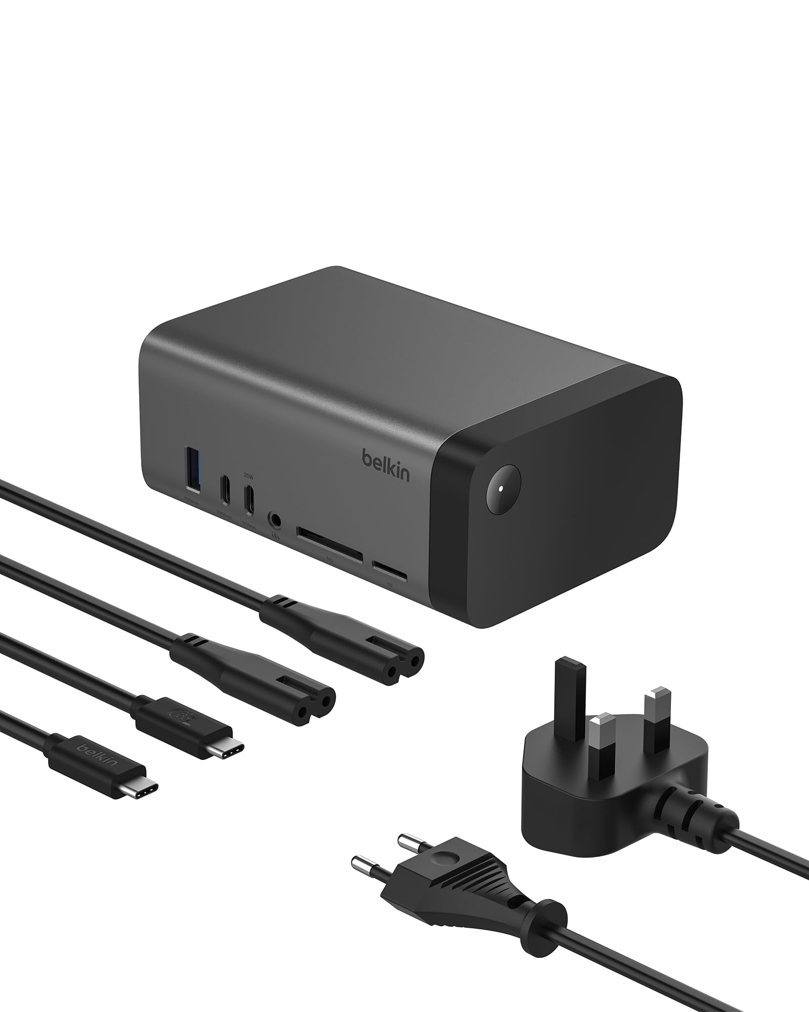 belkin-dock-11-in-1-gan-usb-c-pro-150-w-docking-station-multiporta-con-3-display image 1