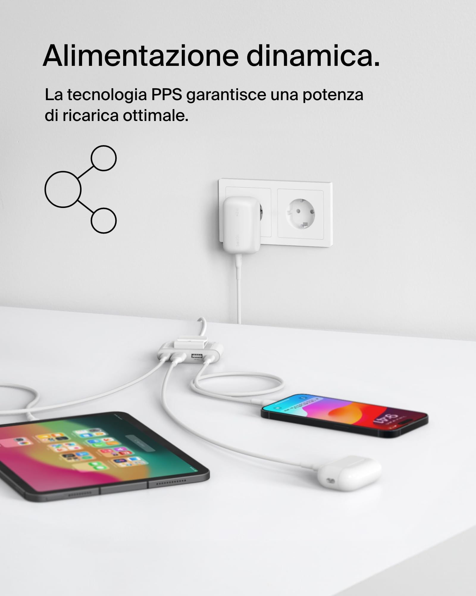 belkin-boostcharge-caricatore-da-parete-usb-42w-doppio-usb-c-pd-3-1-usb-a-con-pp image 5