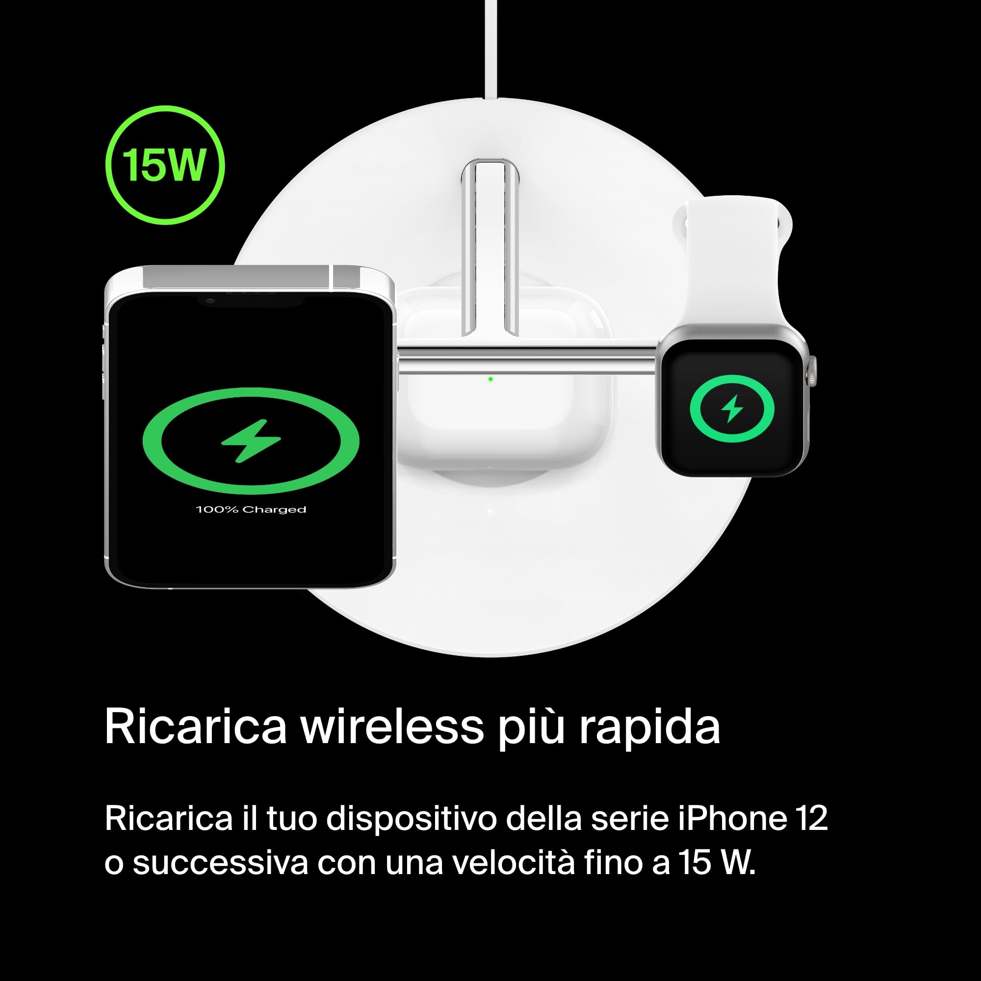 belkin-caricabatterie-wireless-3-in-1-con-magsafe-15-w-per-iphone-apple-watch-e- image 4
