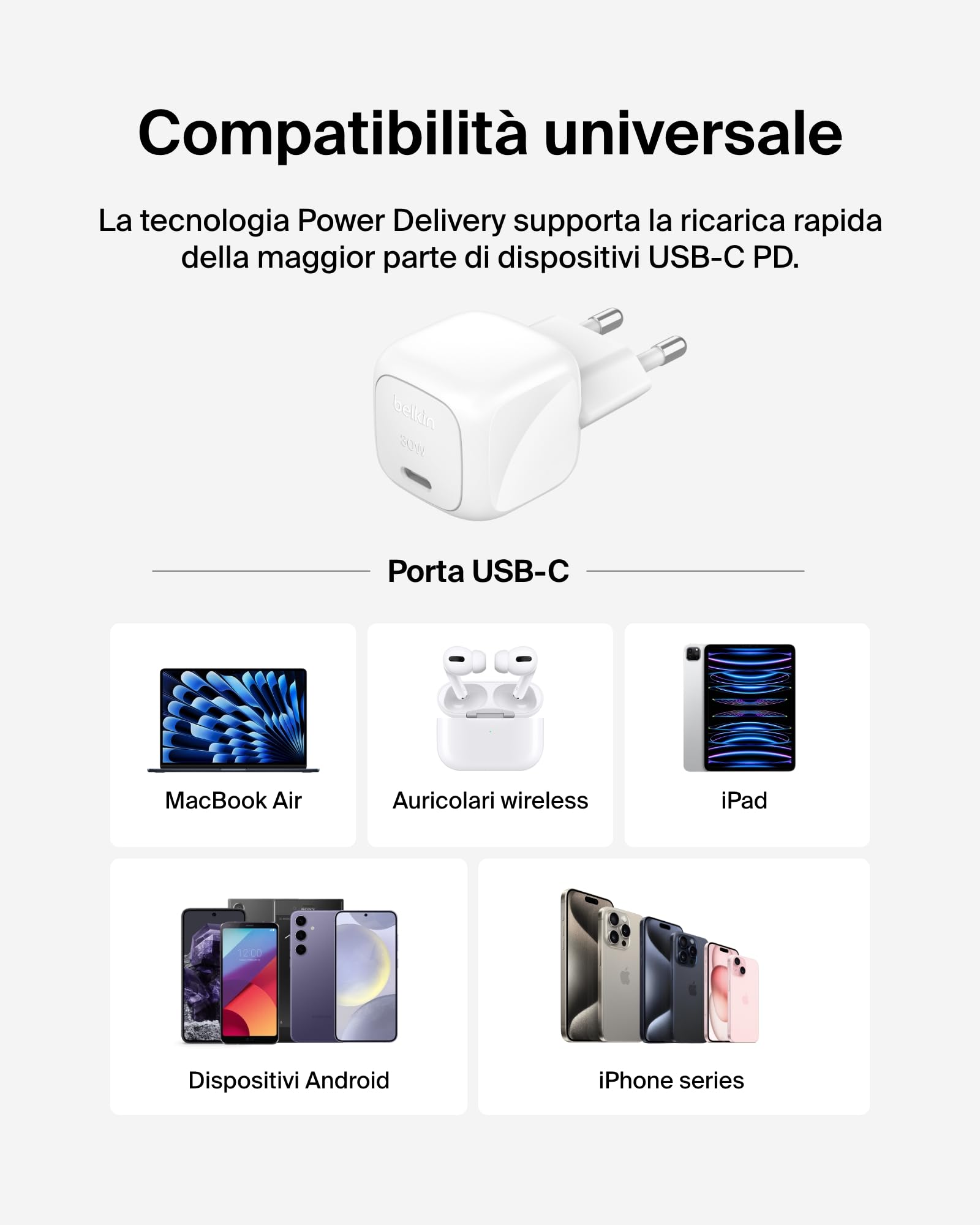 belkin-boostcharge-30w-caricabatterie-da-parete-compatto-usb-c-pd-3-1-per-iphone image 4