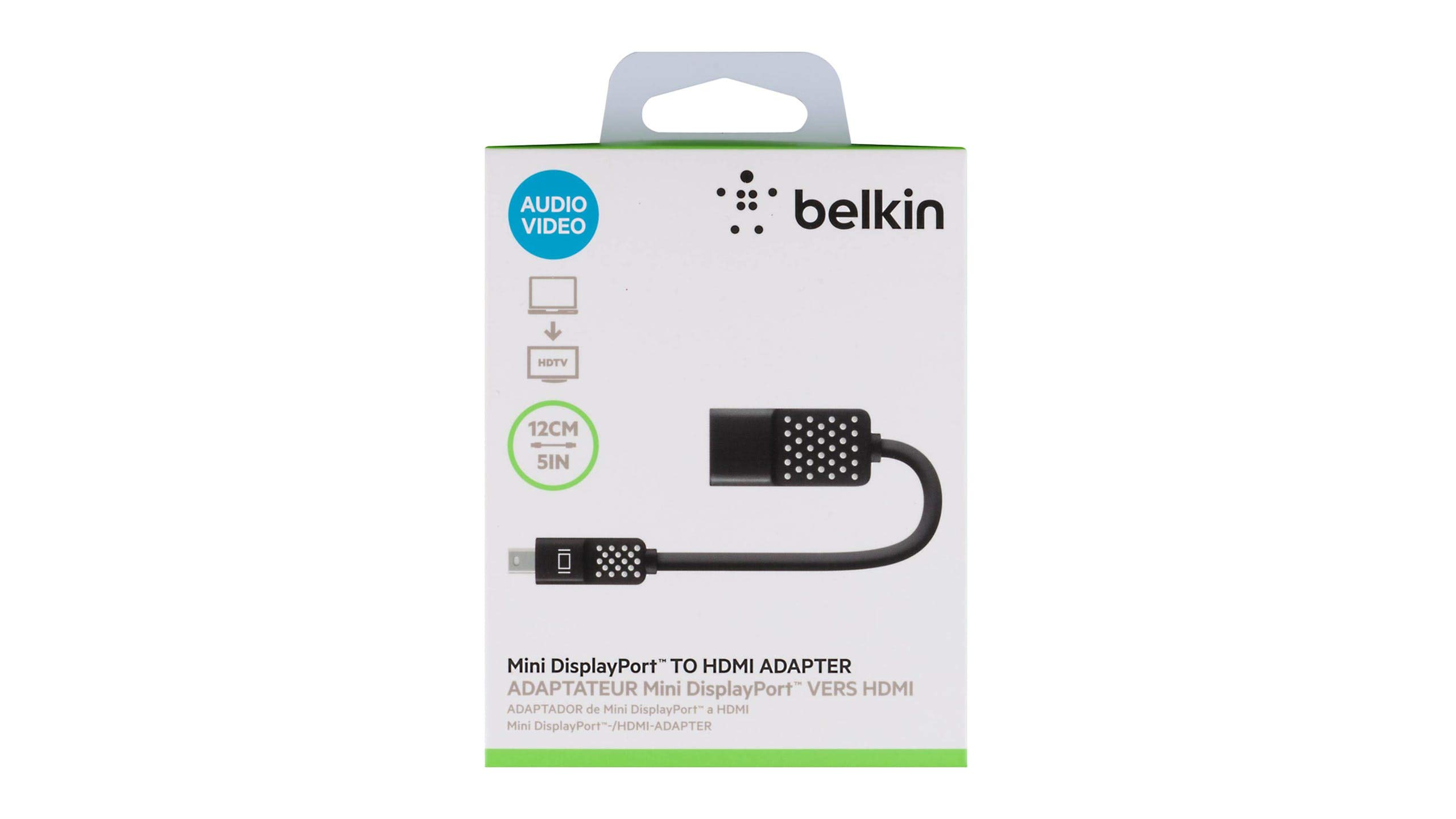 belkin-f2cd079bt-adattatore-mini-displayport-a-hdmi-4k-a-30-hz-audio-e-video-ner image 5