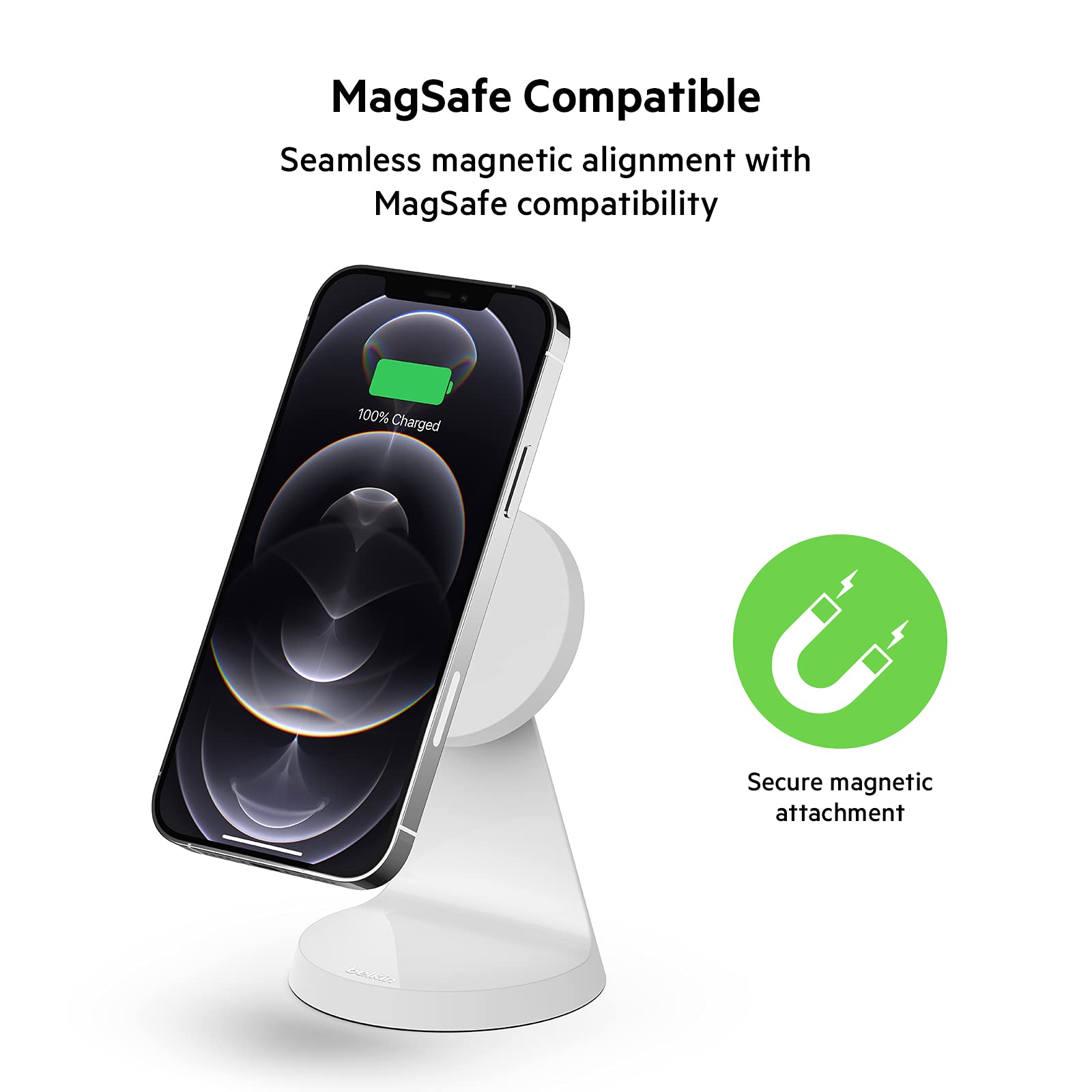 belkin-caricatore-magnetico-wireless-compatibile-magsafe-7-5-w-con-alimentatore- image 2