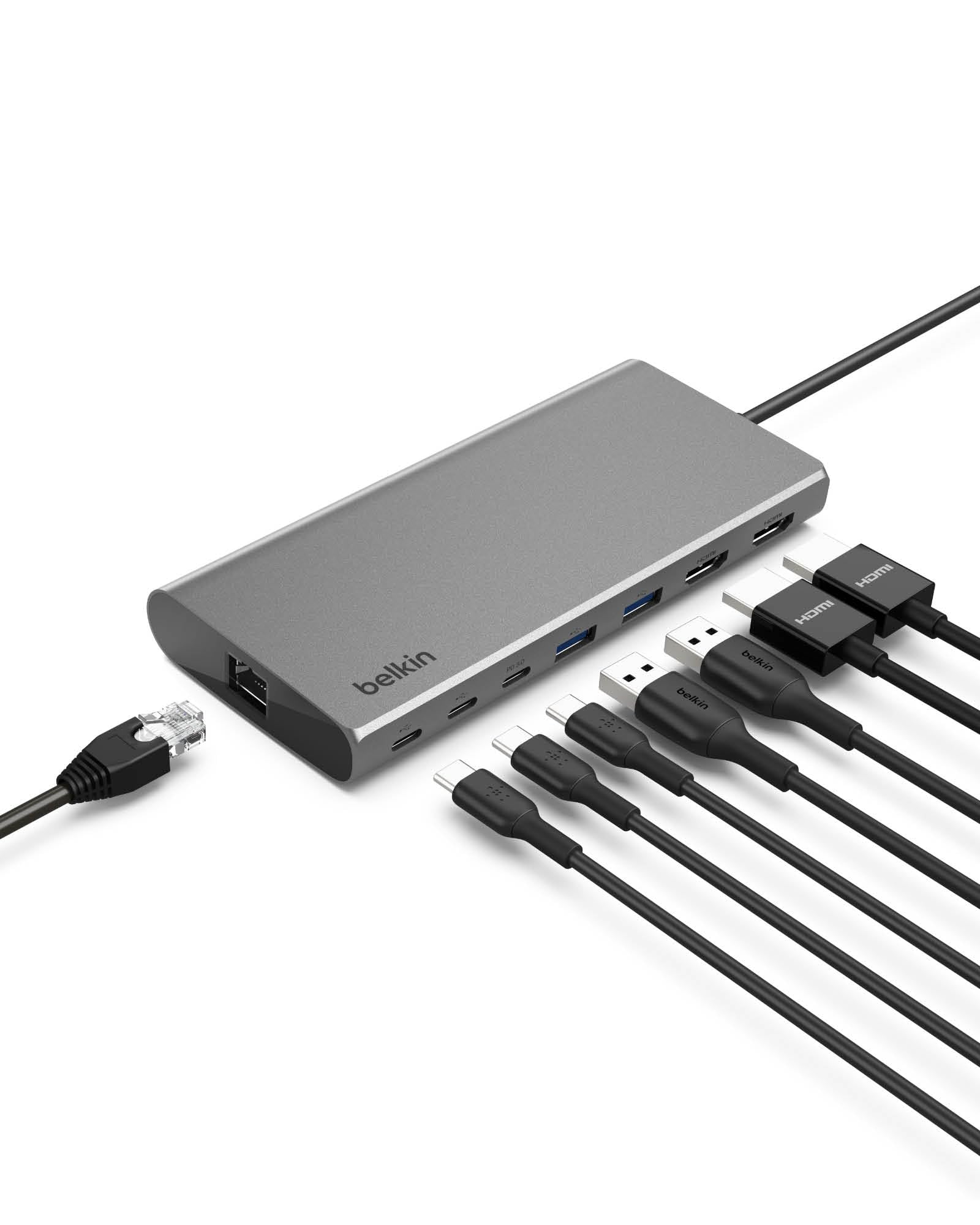 belkin-connect-hub-universale-8-in-1-usb-c-con-tecnologia-silicon-motion-dual-di image 2