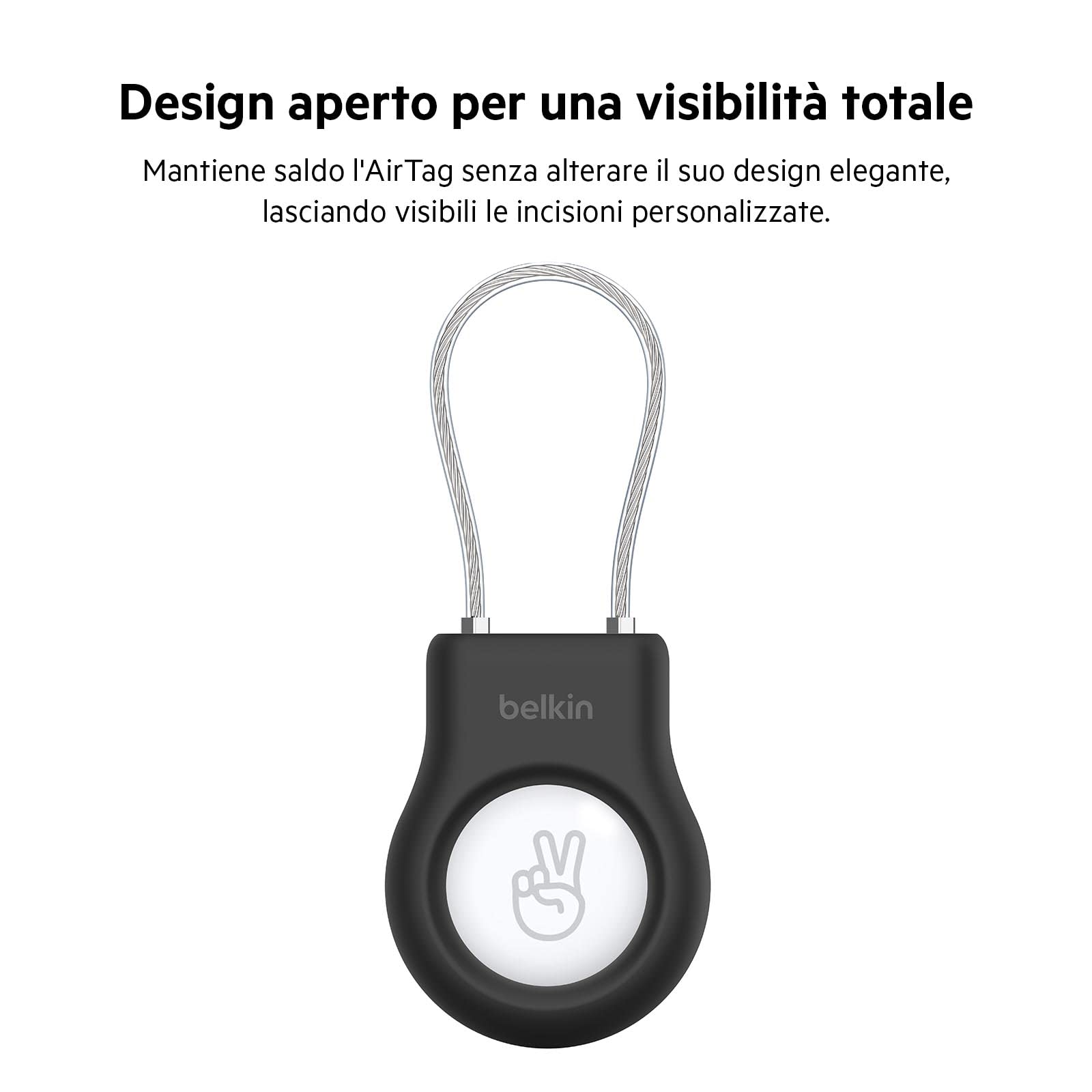 belkin-secure-holder-con-filo-metallico-custodia-protettiva-per-airtag-con-chius image 5