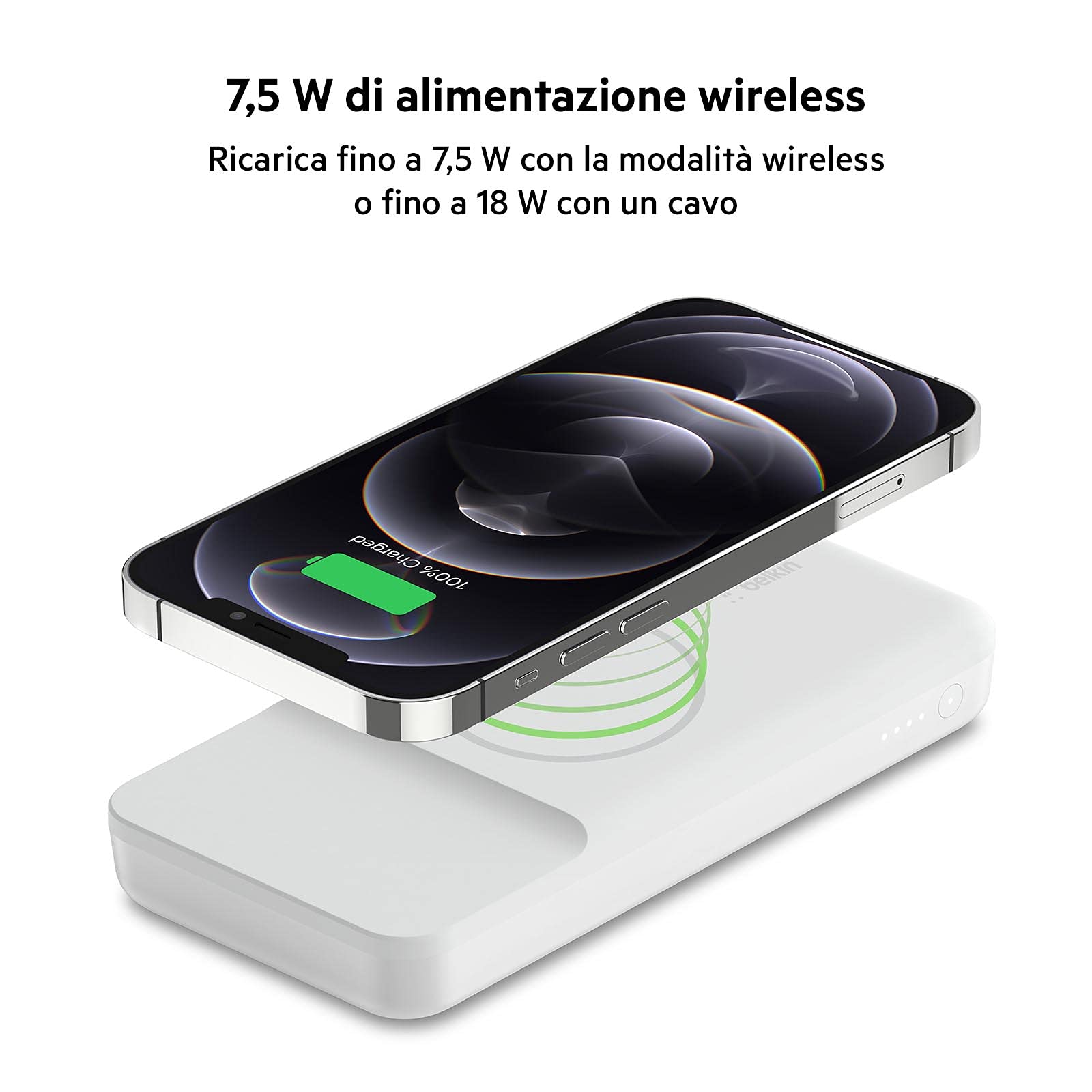 belkin-batteria-esterna-wireless-magnetica-10000mah-magsafe-power-bank-con-ricar image 7