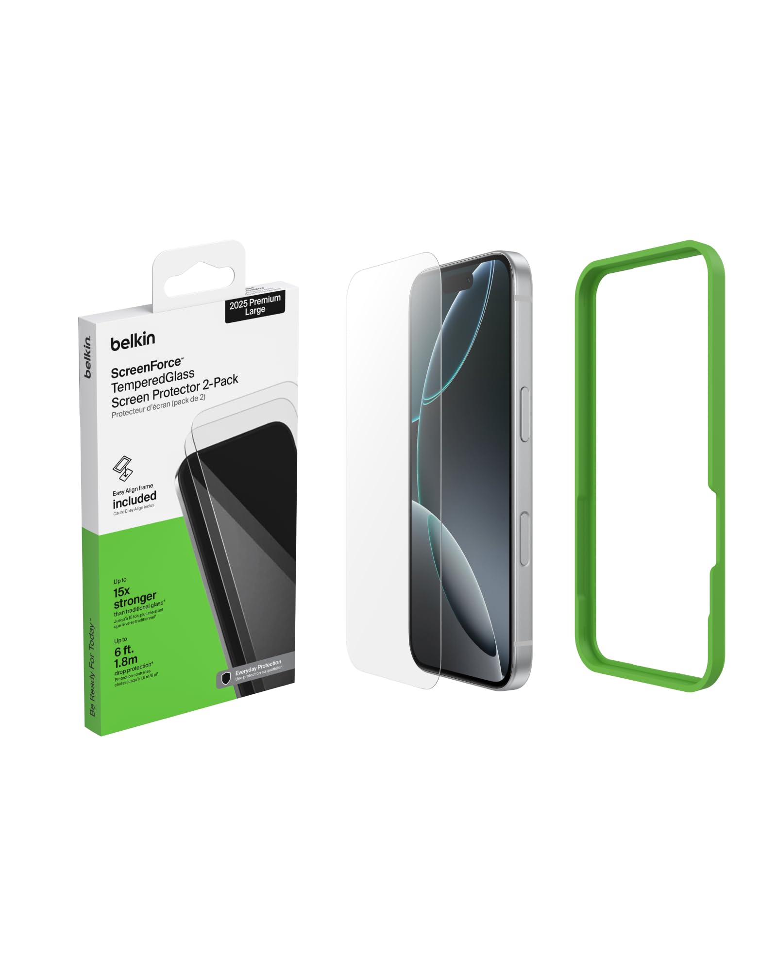 belkin-screenforce-temperedglass-pellicola-in-vetro-temperato-per-iphone-17-pro--2 image 1