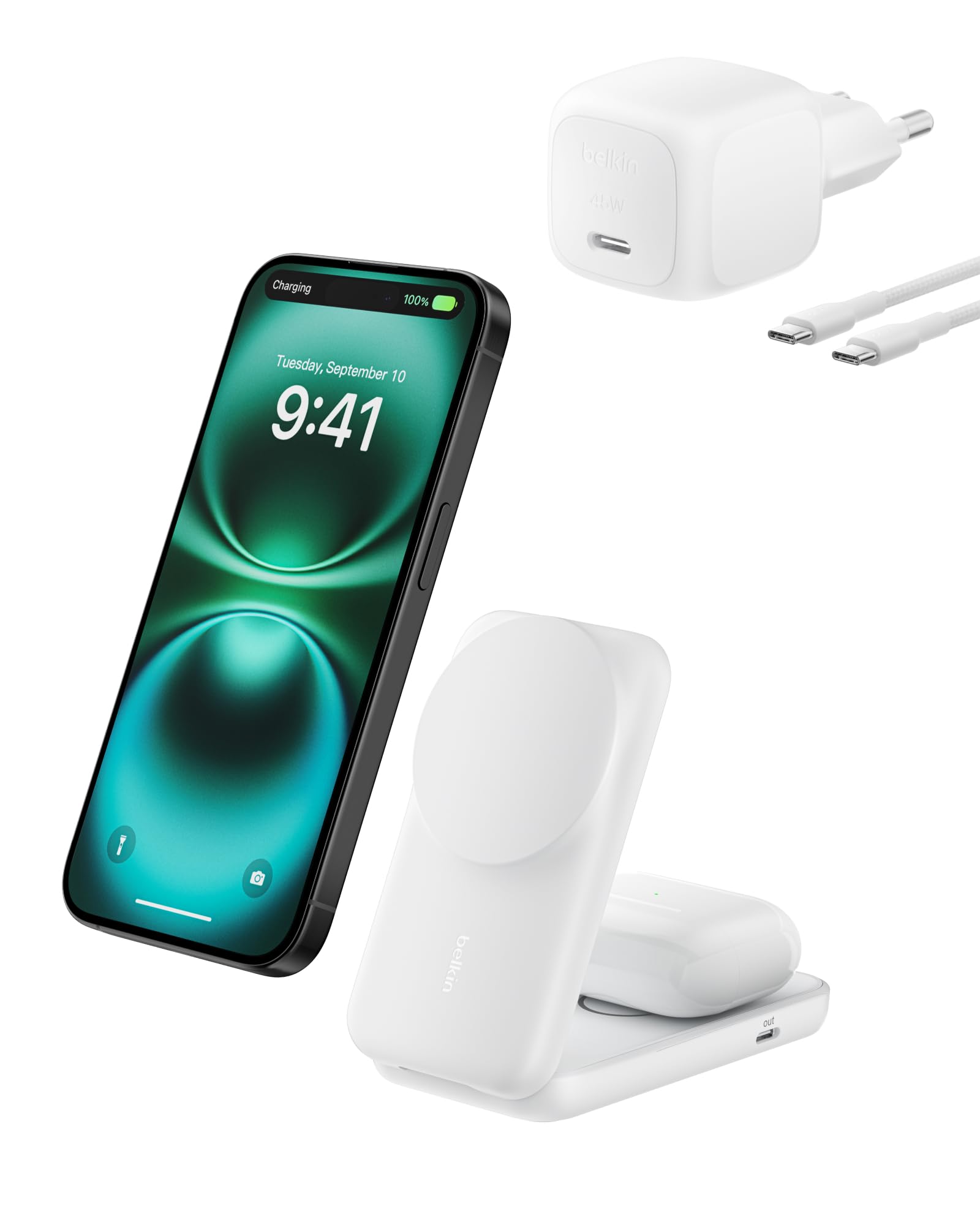 belkin-ultracharge-stazione-di-ricarica-wireless-qi2-2-in-1-25-w-con-magsafe-por image 1