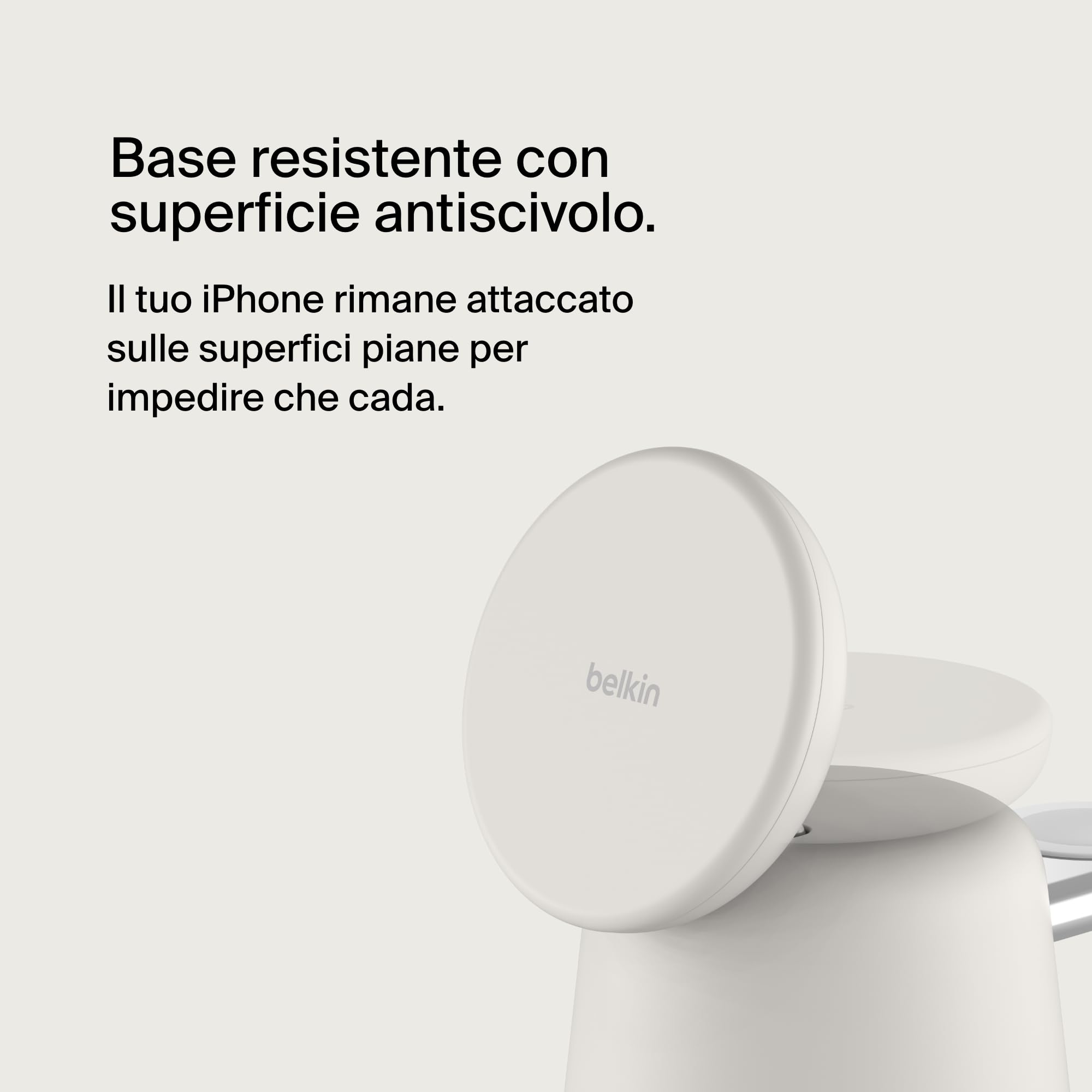 belkin-boostcharge-pro-dock-di-ricarica-wireless-2-in-1-con-magsafe-15-w-stand-m image 5