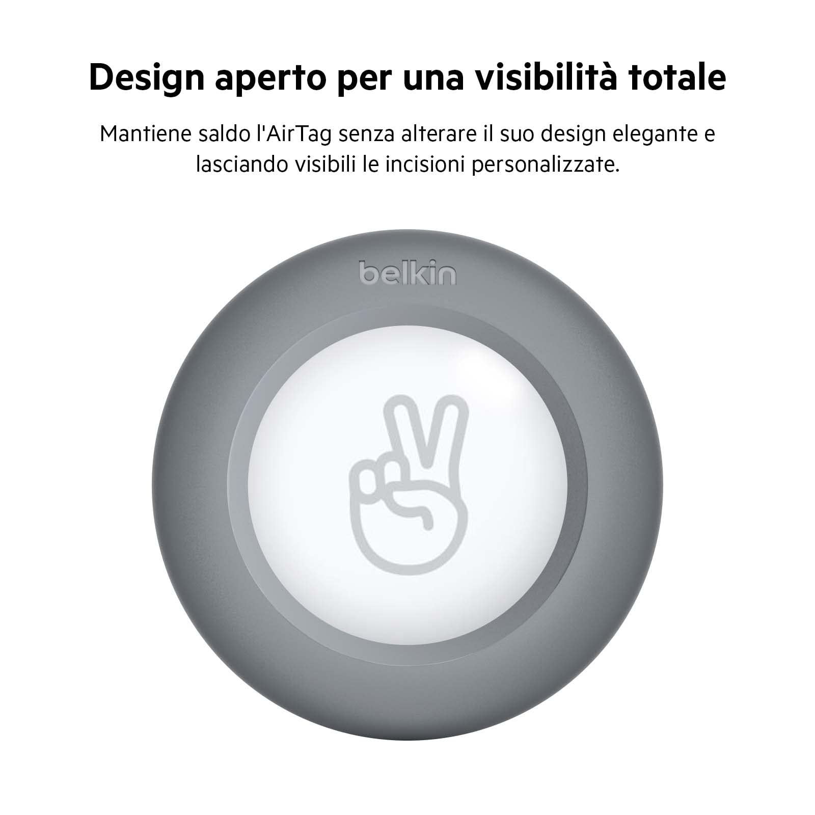 belkin-secure-holder-custodia-con-clip-per-apple-airtag-guscio-protettivo-antigr image 5