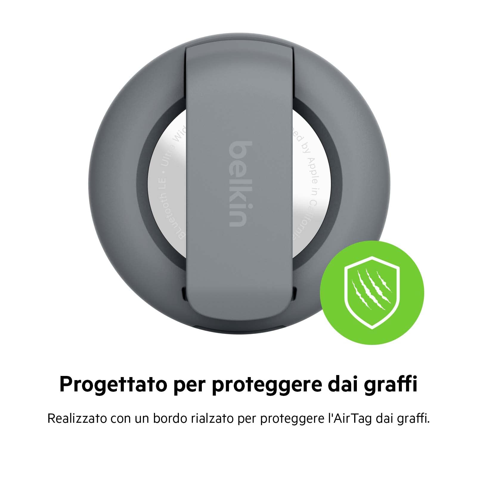 belkin-secure-holder-custodia-con-clip-per-apple-airtag-guscio-protettivo-antigr image 7