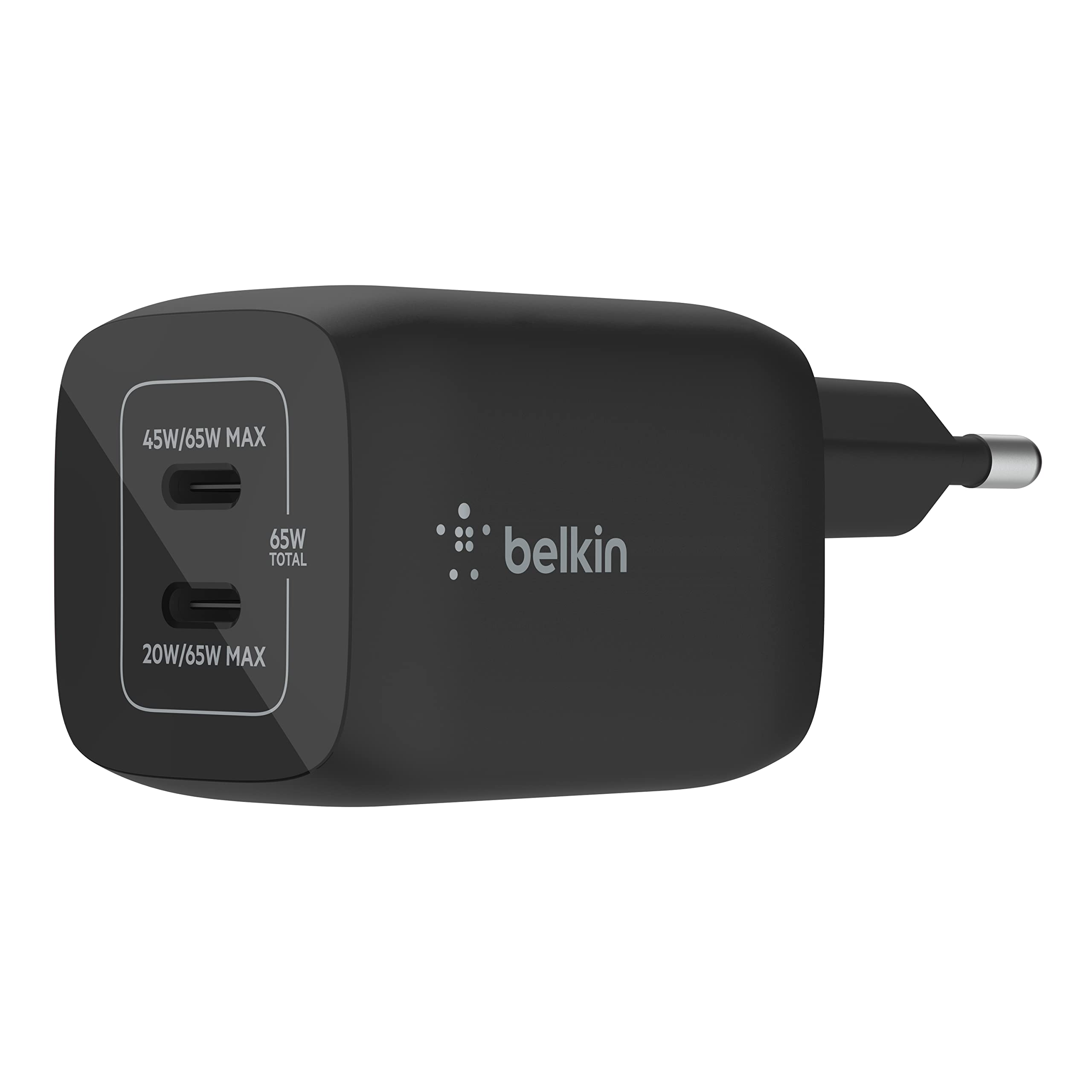 belkin-dual-usb-c-wall-charger-65-w-gan-ricarica-rapida-pd-3-0-a-2-porte-per-iph image 8