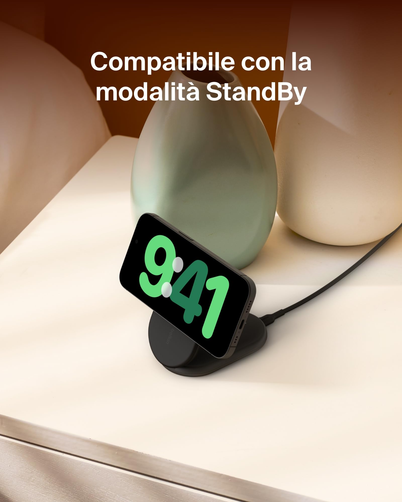 belkin-boostcharge-caricabatteria-wireless-magnetico-pieghevole-qi2-15-w-compati image 5