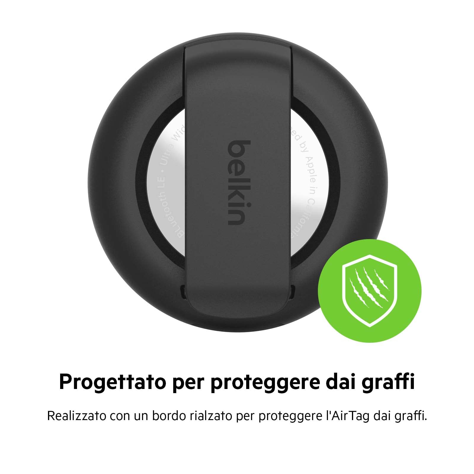 belkin-secure-holder-custodia-con-clip-per-apple-airtag-portachiavi-antigraffio- image 7
