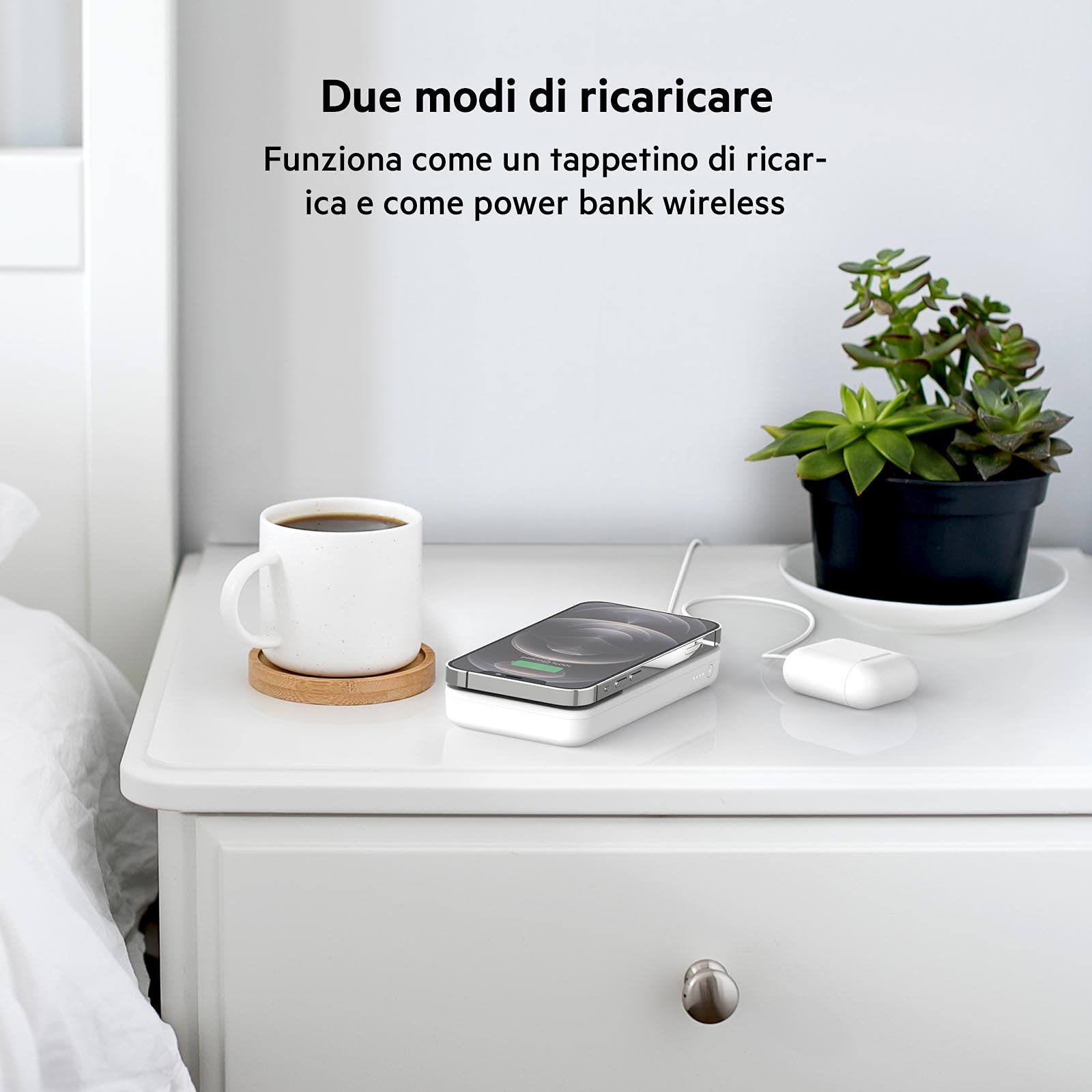 belkin-batteria-esterna-wireless-magnetica-10000mah-magsafe-power-bank-con-ricar image 5