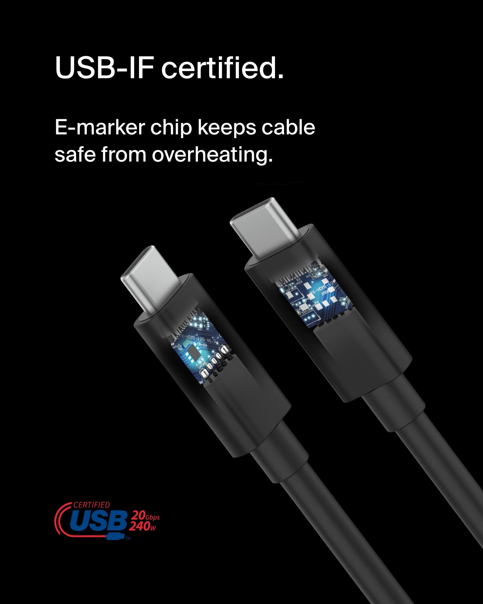 belkin-connect-cavo-usb4-usb-c-a-usb-c-2-m-power-delivery-240-w-20-gbps-4k-60-hz image 6