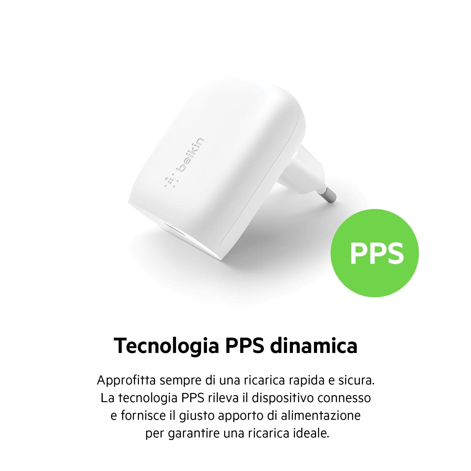 belkin-30w-usb-c-power-delivery-home-charger-caricatore-da-parete-usb-if-certifi image 3