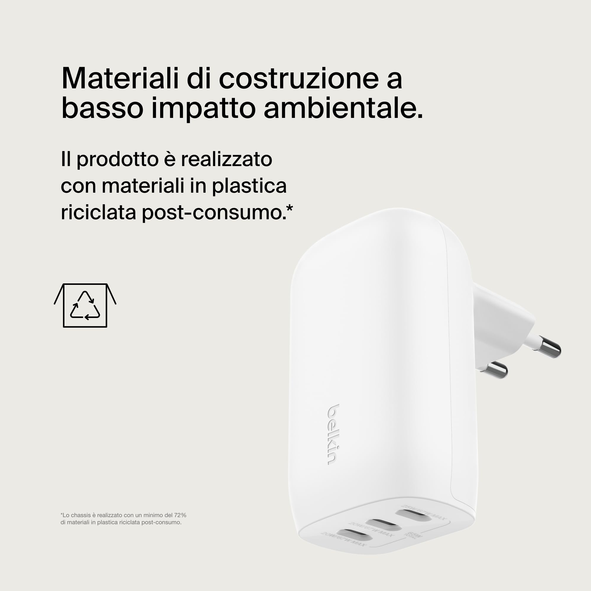 belkin-boostcharge-67-w-caricabatteria-da-parete-a-3-porte-usb-c-con-pps-e-power image 8