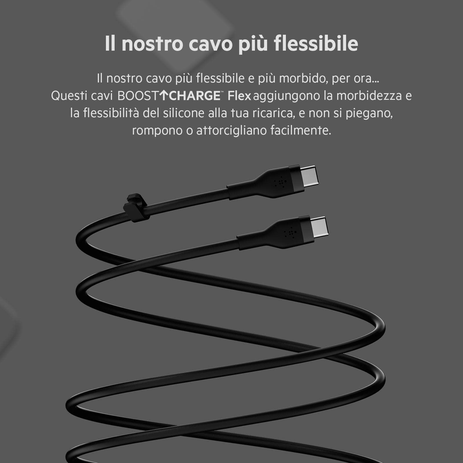 belkin-boostcharge-flex-cavo-usb-c-a-usb-c-in-silicone-ricarica-rapida-pd-certif image 3