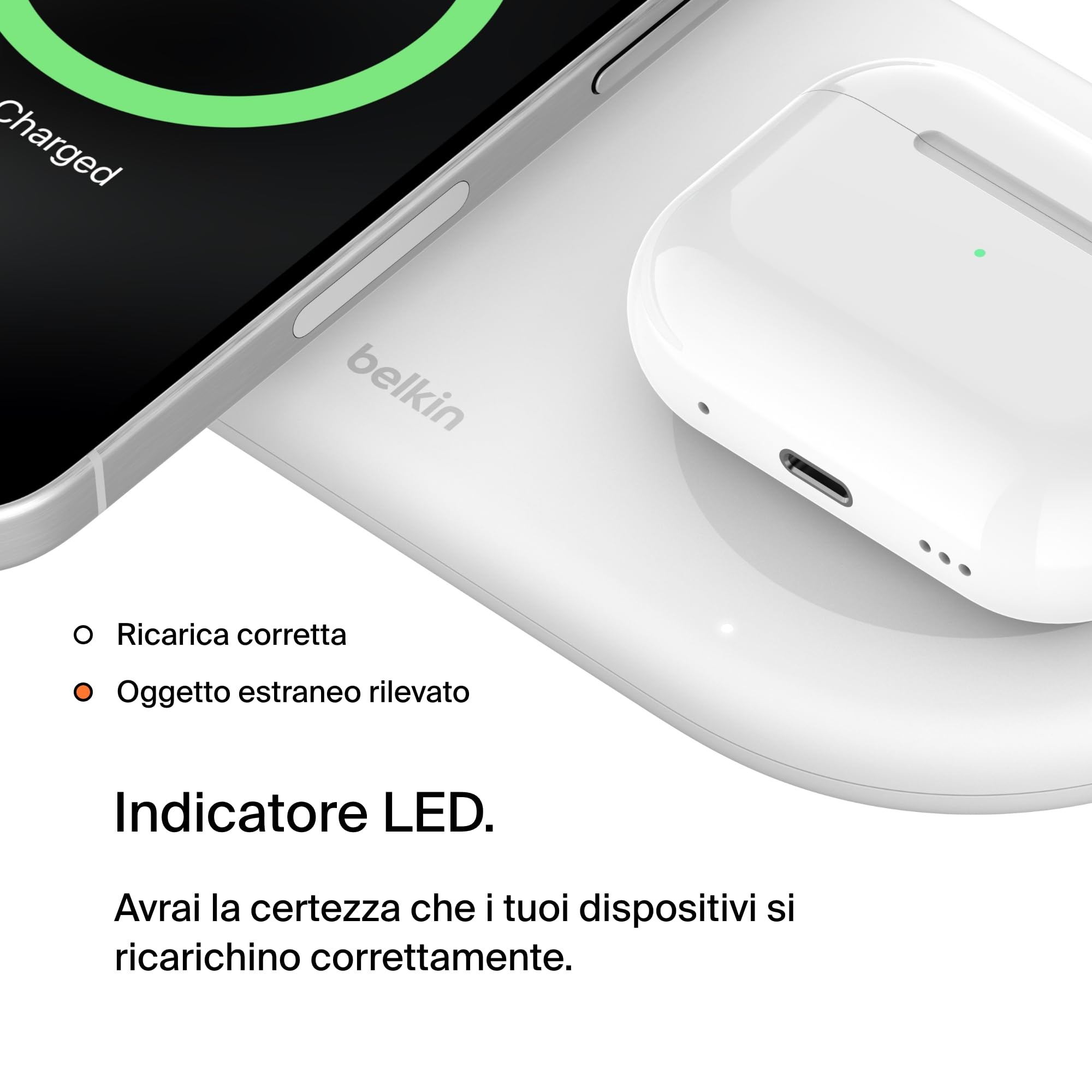 belkin-boostcharge-pro-tappetino-di-ricarica-wireless-2-in-1-qi2-15w-magsafe-per image 6