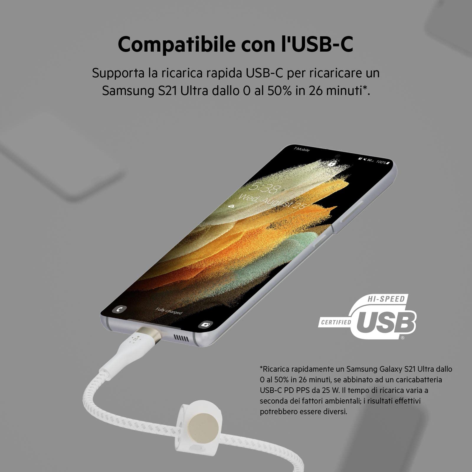 belkin-boostcharge-pro-flex-cavo-usb-c-a-usb-c-intrecciato-ricarica-rapida-pd-ce-2 image 5