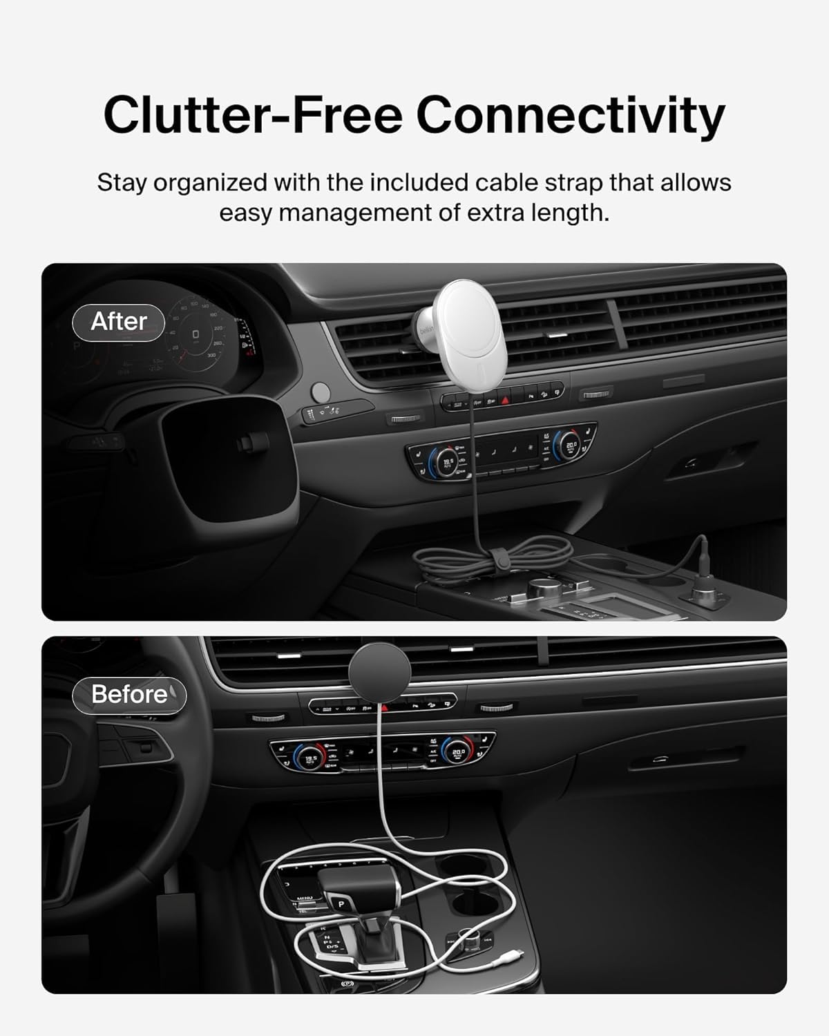 belkin-boostcharge-pro-supporto-auto-wireless-magnetico-qi2-15-w-compatibile-mag image 3