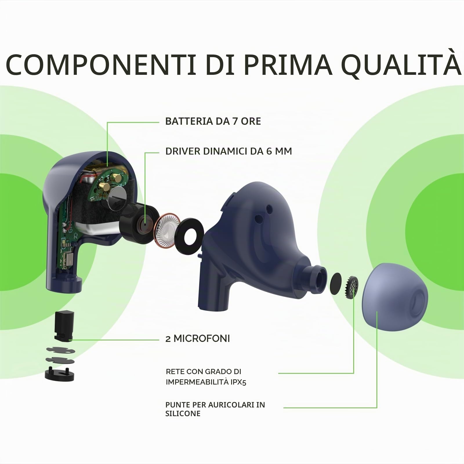 belkin-soundform-rise-auricolari-true-wireless-bluetooth-5-2-ricarica-wireless-i image 2